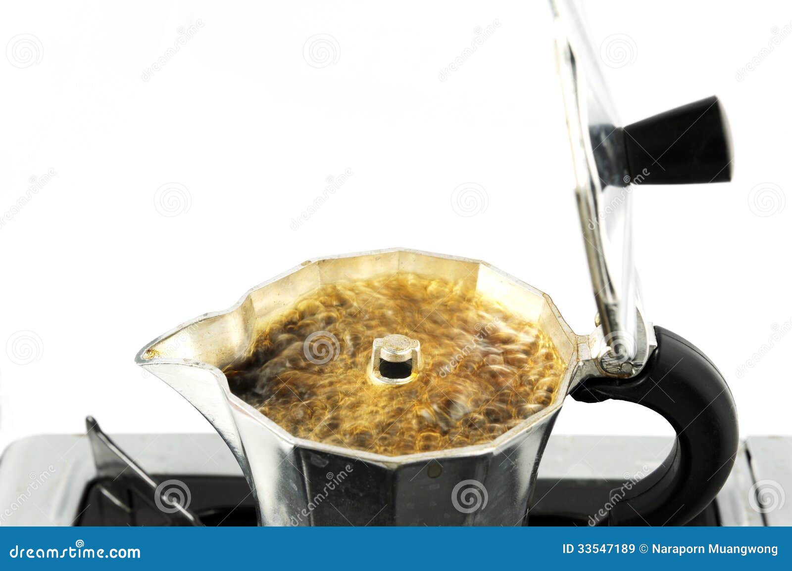 Vintage Coffee Maker Italian Stove Top Stock Photo 1235387293