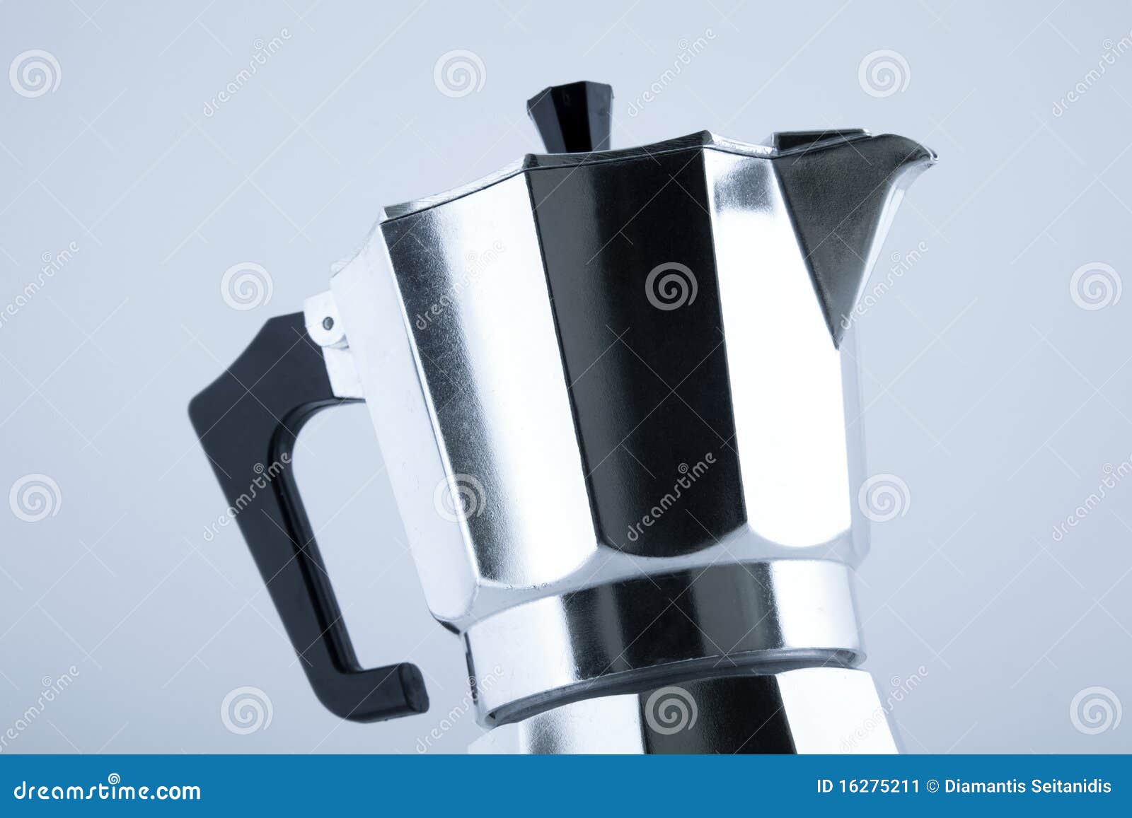 Italian coffee pot stock image. Image of break, moka 16275211