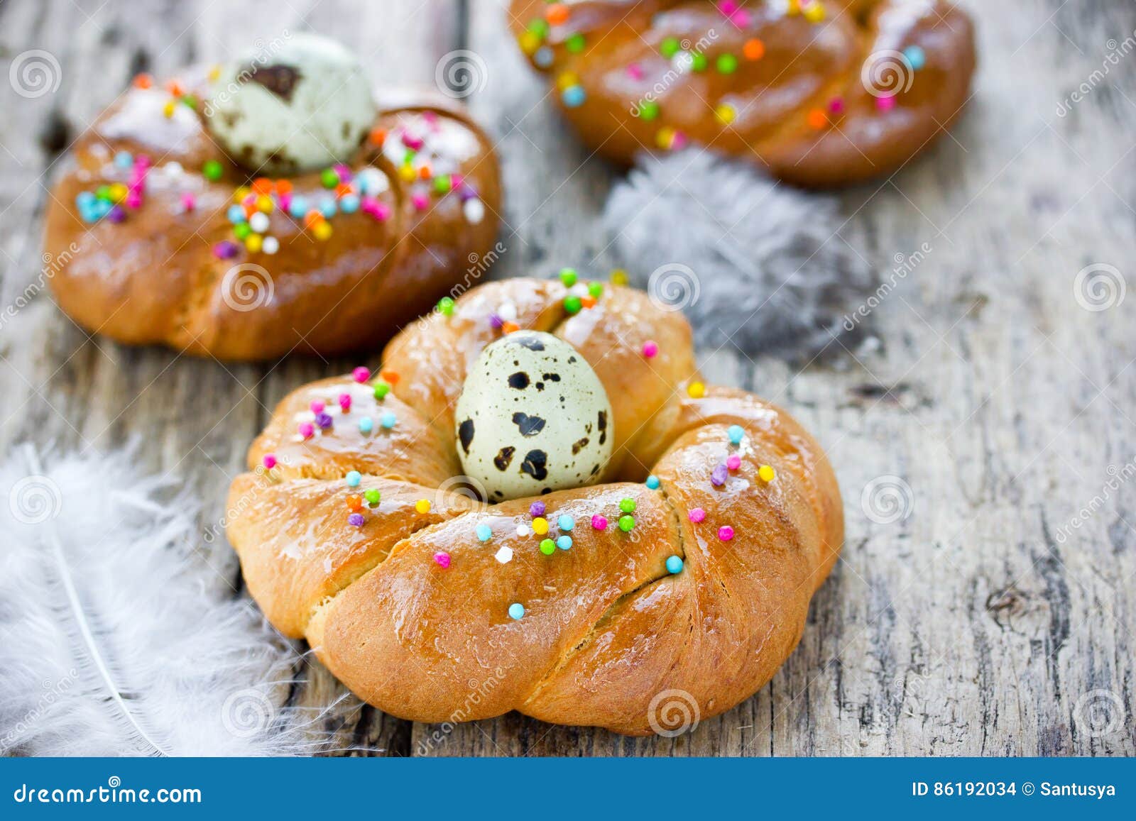 Italian Easter bread rings stock photo. Image of celebrate 86192034