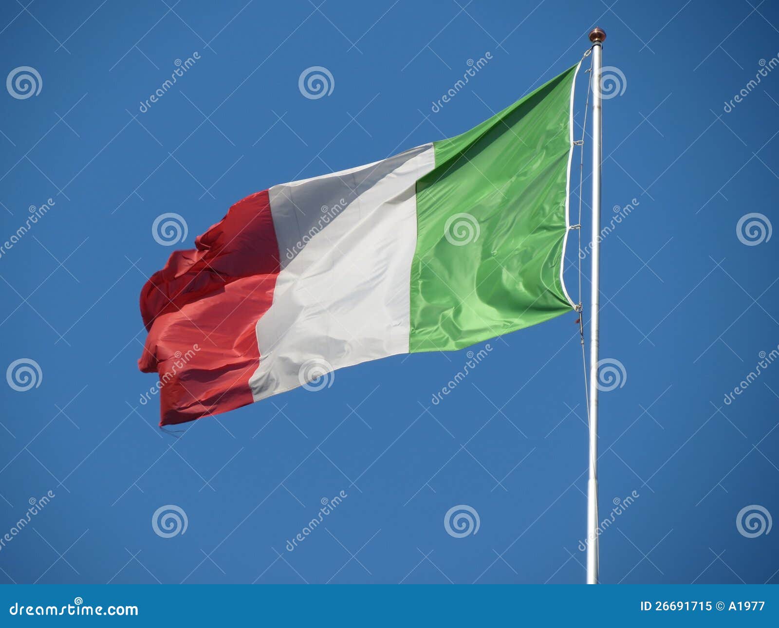 Italian flag stock image. Image of language, europe, country - 26691715