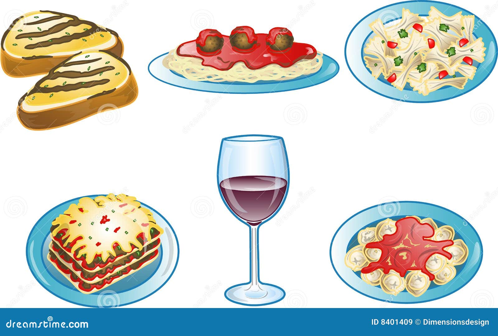 italian dinner clipart free