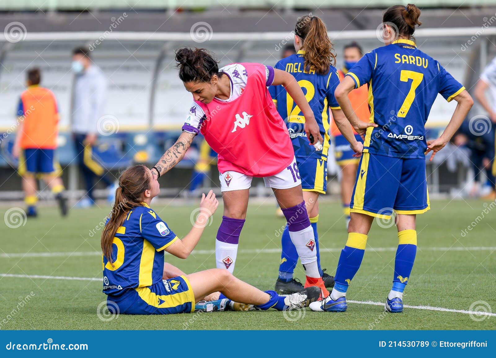 Martina Piemonte (Fiorentina Femminile) during ACF Fiorentina femminile vs  AS Roma, Italian football Serie A Women match in Florence, Italy, April 17  2021 Stock Photo - Alamy