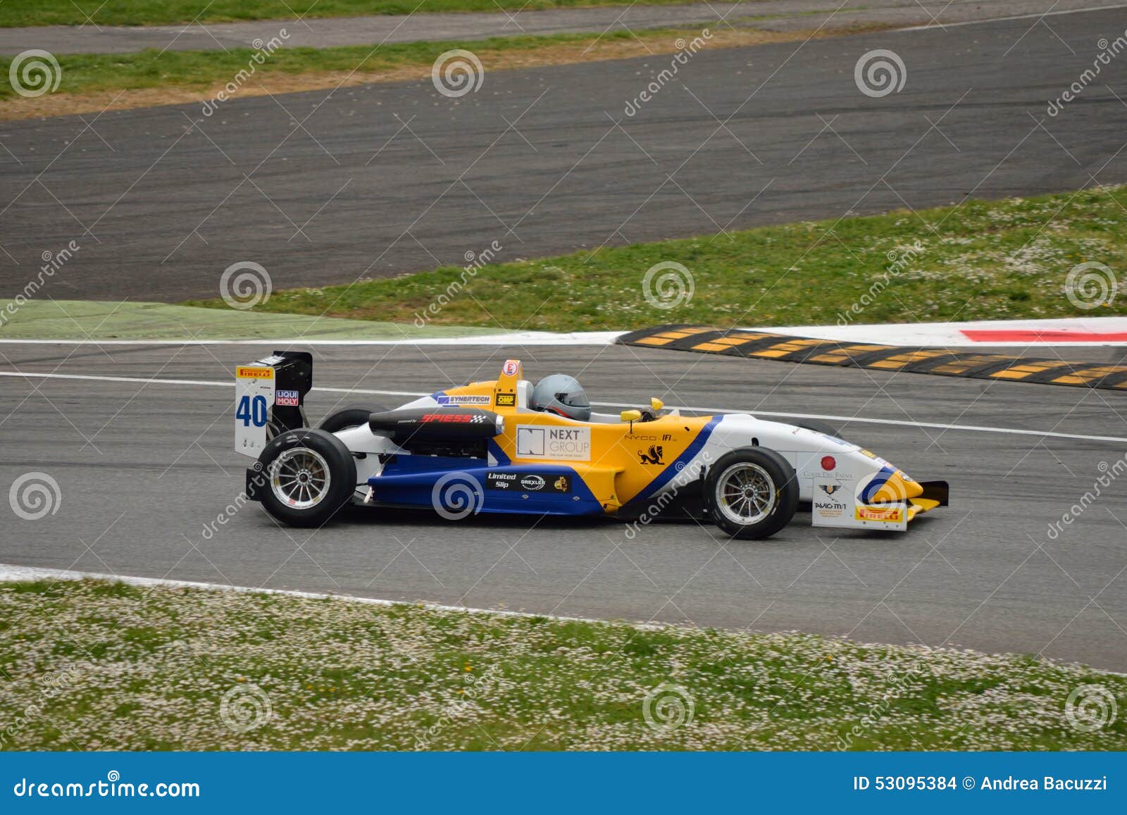 Italian Formula 2 Championship Dallara 2015 at Monza Editorial Stock ...