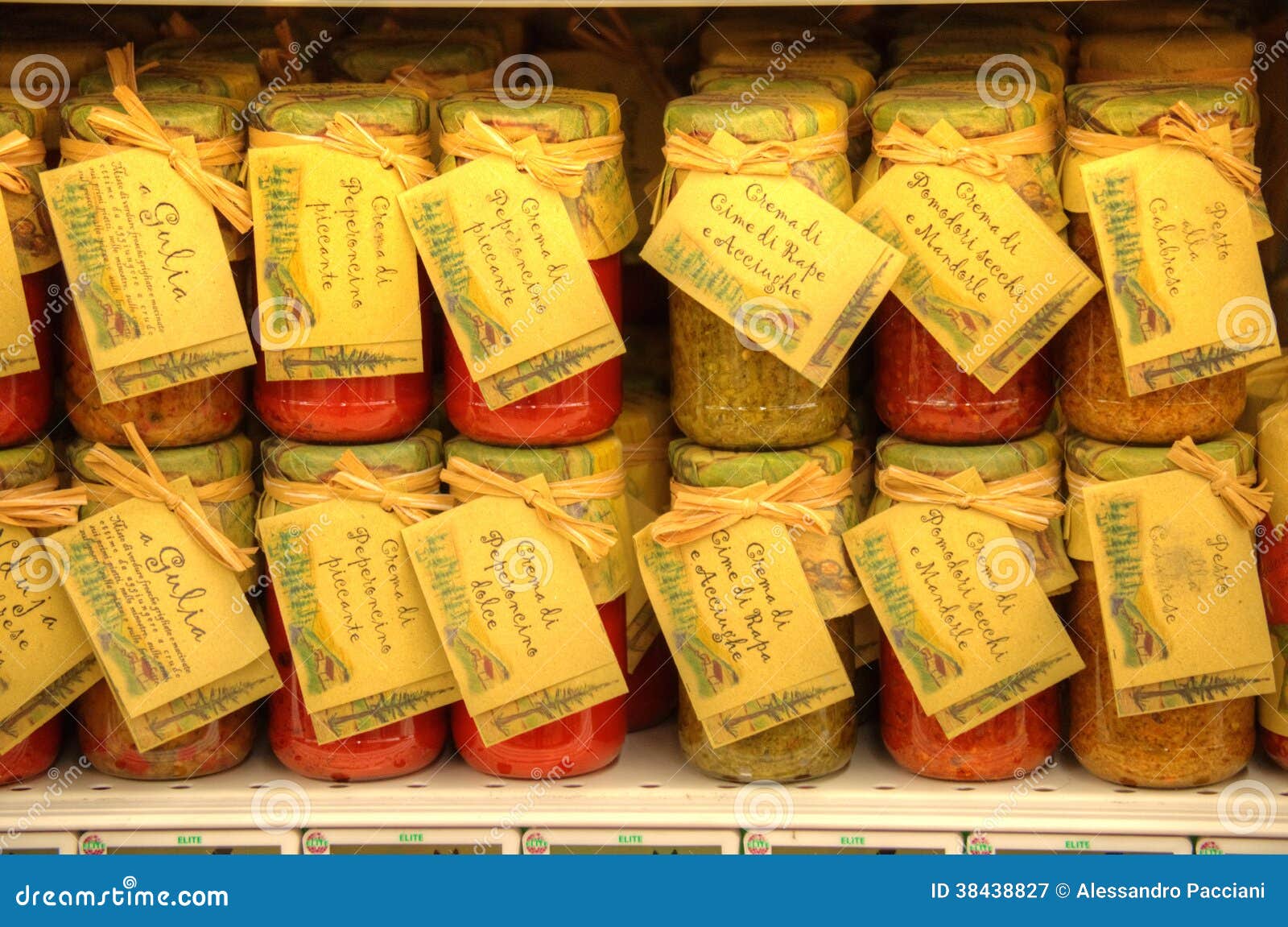 Italian Homemade Pasta Sauces Editorial Photography Image of green
