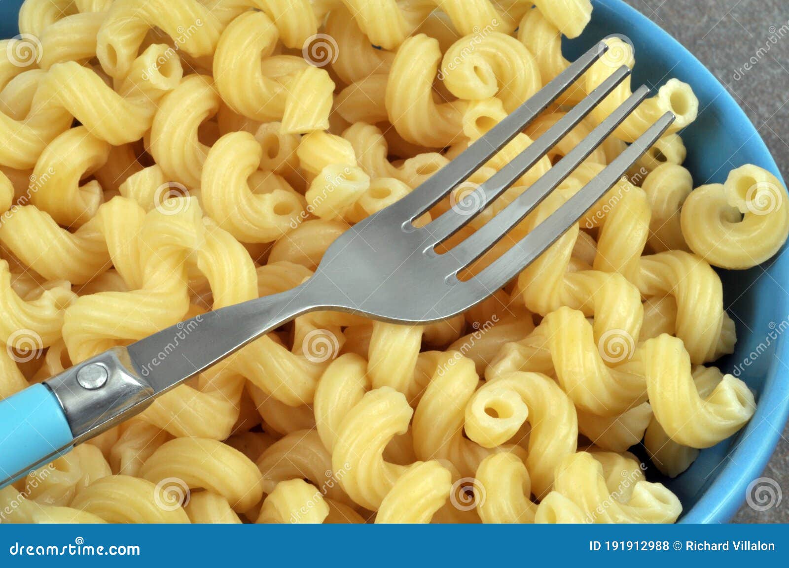 Plate of Pasta with Fork Close Up Stock Photo Image of cuisine, served 191912988