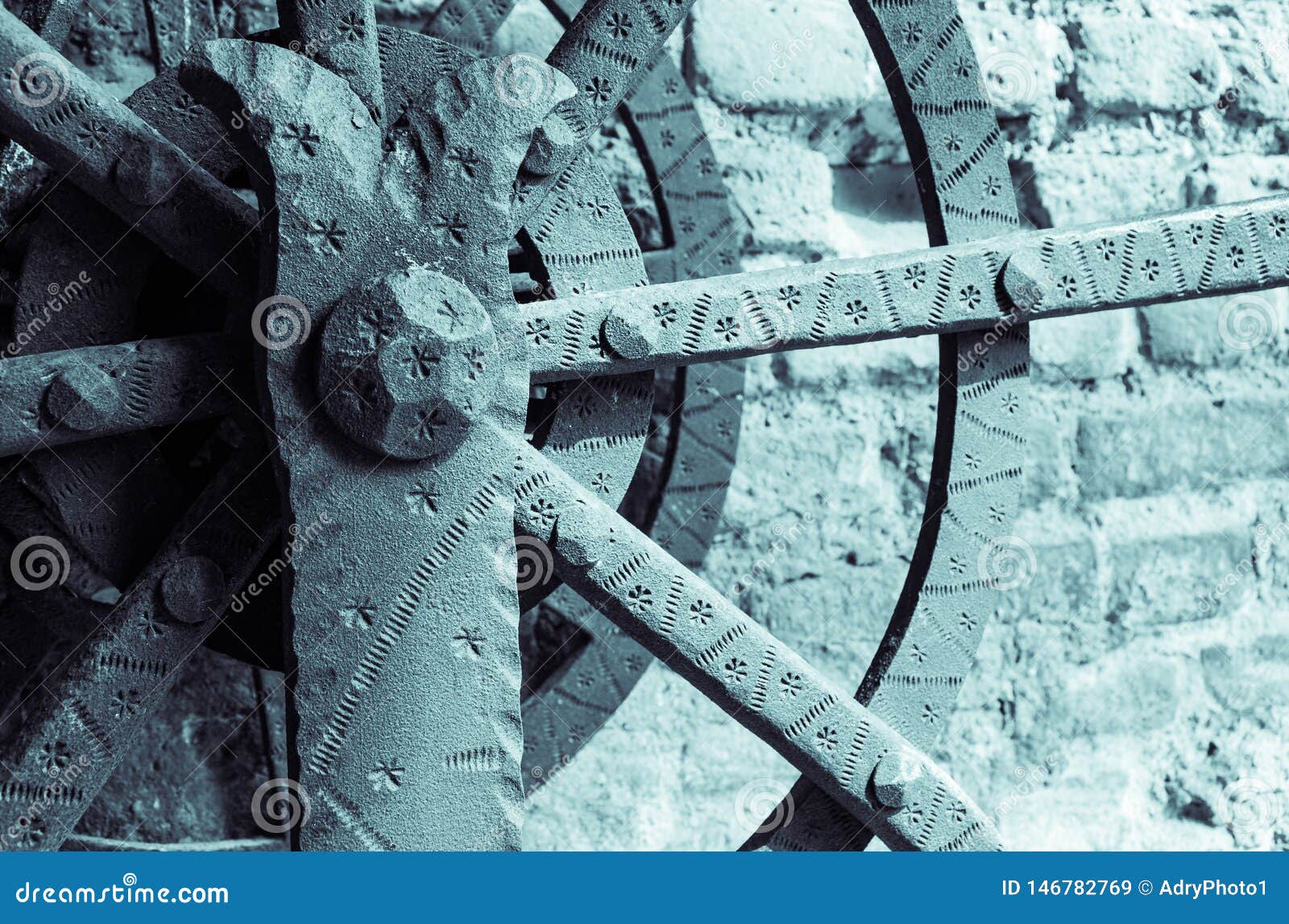 Italian Medieval Castle: Drawbridge Detail Stock Image - Image of