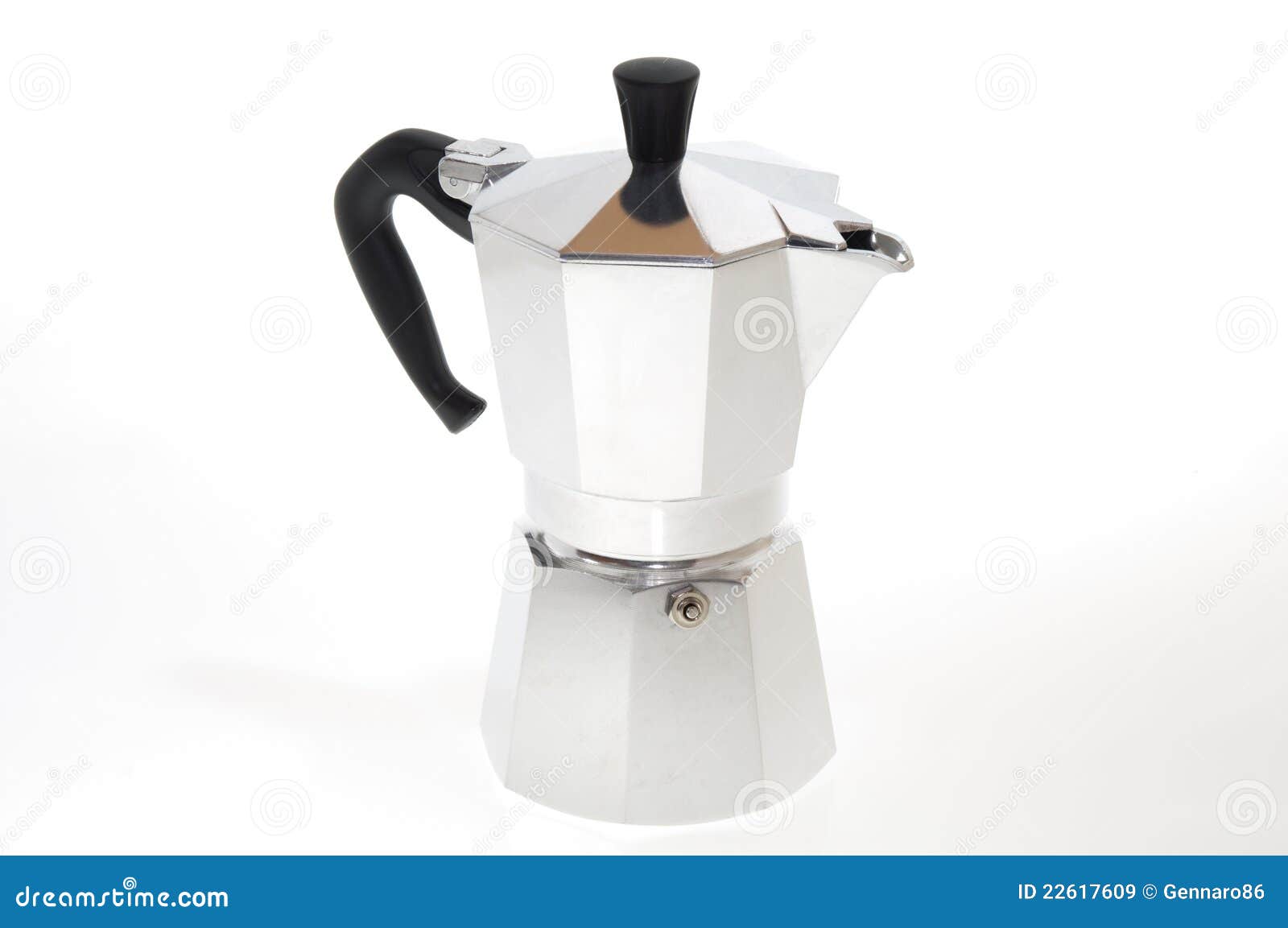 italian moka on white