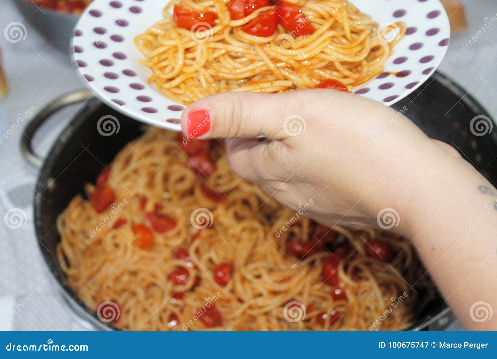 Pasta stock image. Image of traditional, fresh, healthy 100675747