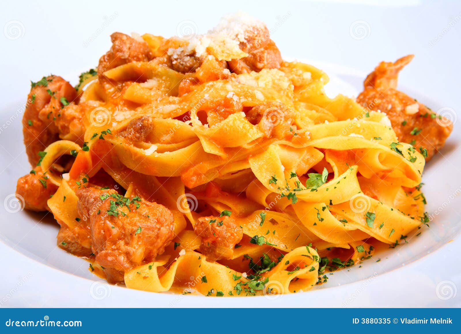 Italian pasta plate stock image. Image of dinner, lunch 3880335