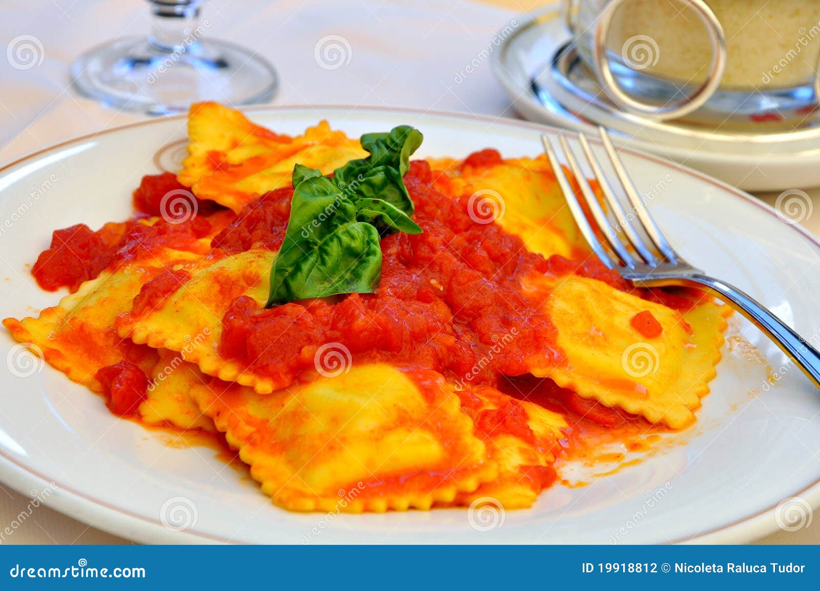 Italian Pasta Ravioli Stock Photography Image 19918812