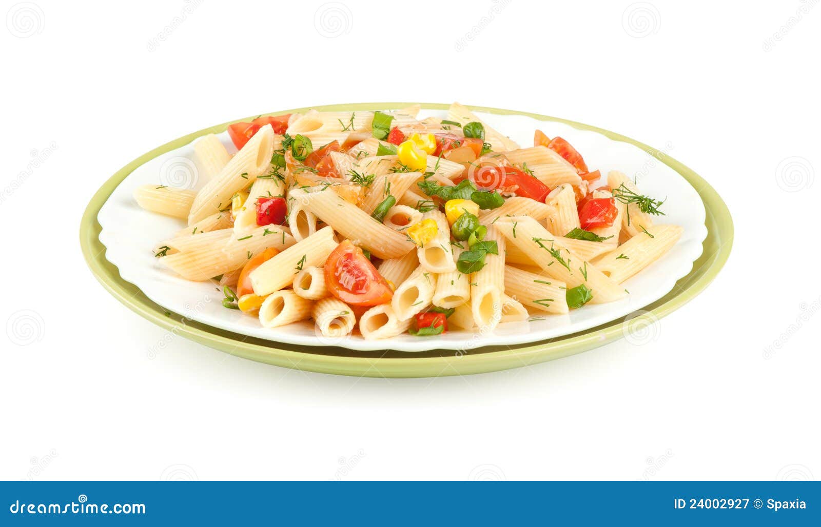 Italian Pasta with Vegetables Stock Image Image of tasty, corn 24002927