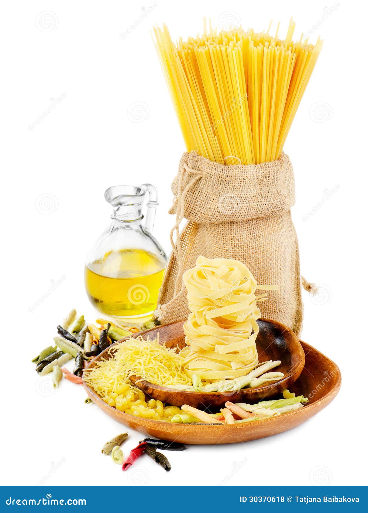 Italian pasta stock photo. Image of fettuccine, pasta 30370618