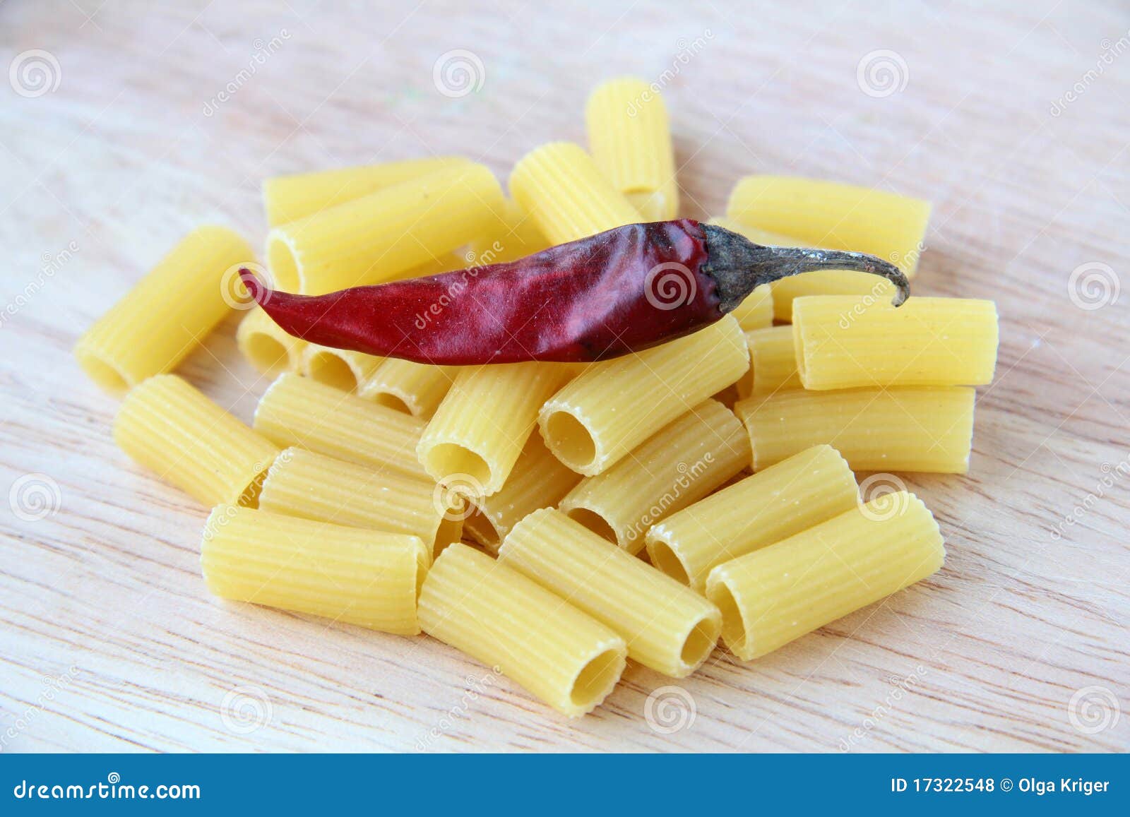 Italian Pasta on a Wooden Board Stock Photo Image of preparation