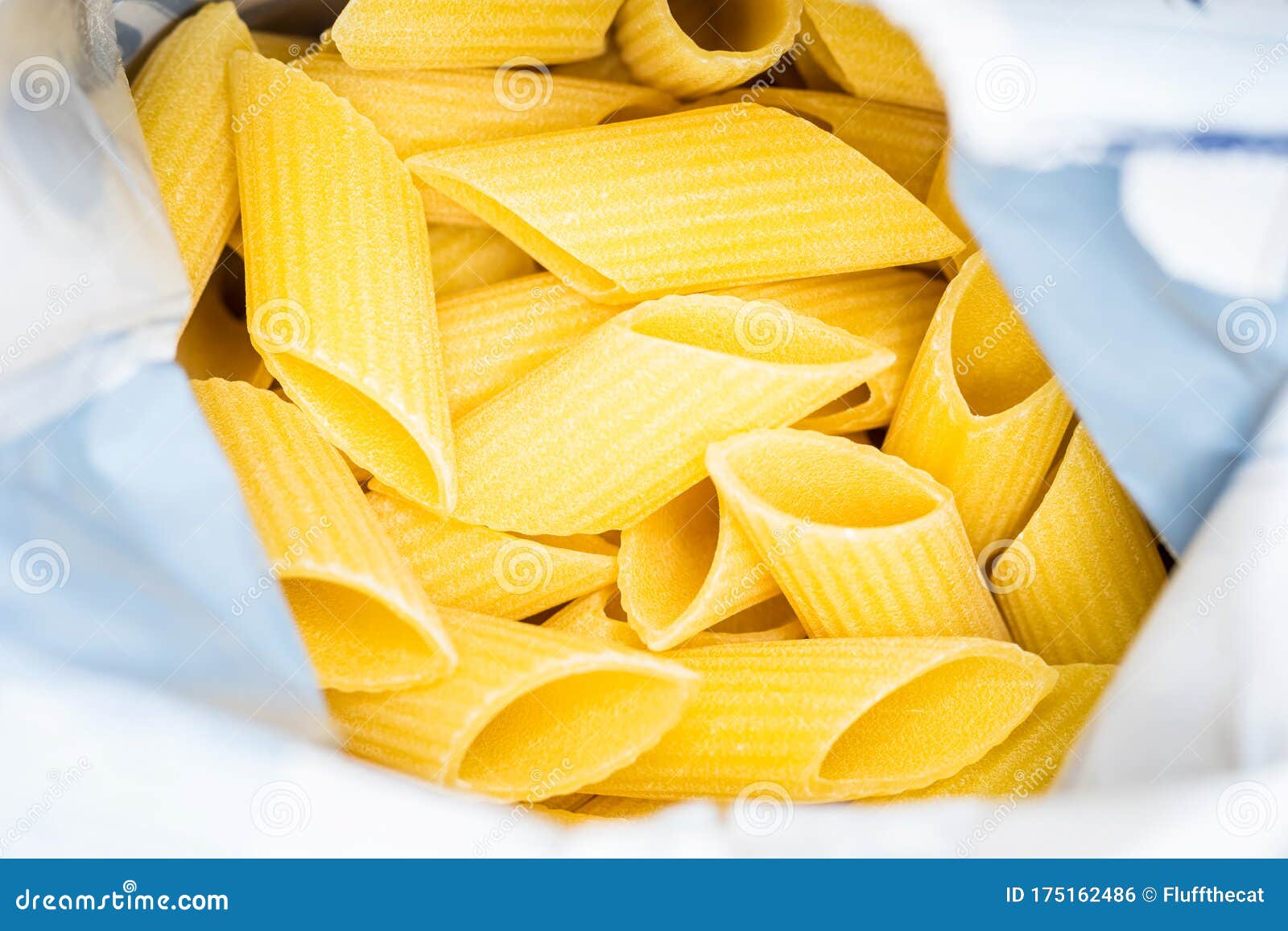 Download Italian Pennoni Rigati Pasta, Open Packet For Cooking ...