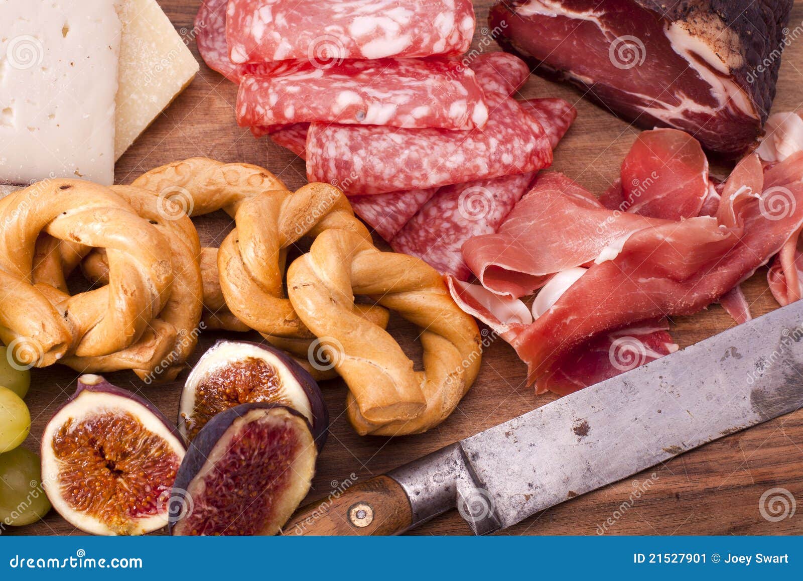 Italian platter. stock image. Image of healthy, food 21527901