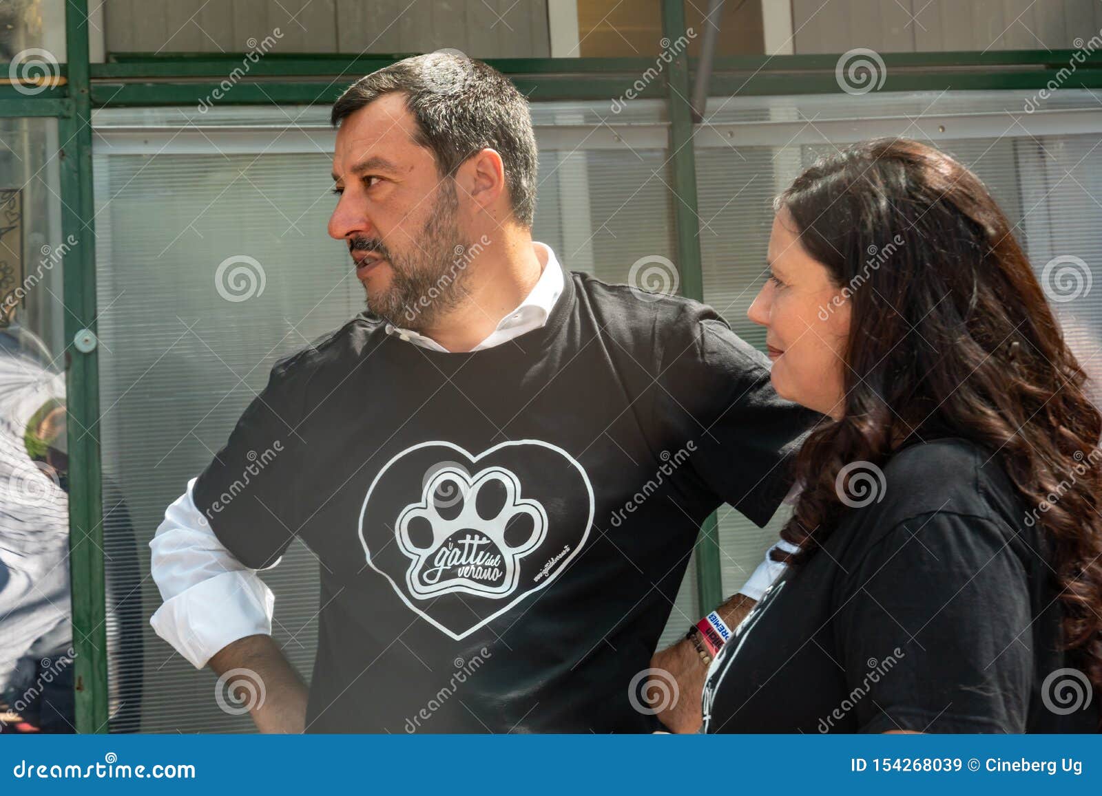 Italian Politician Matteo Salvini Editorial Stock Image - Image of 