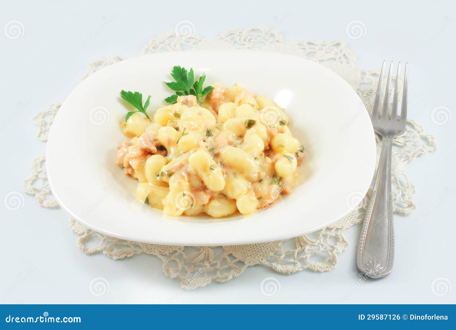 Italian potato noodle stock photo. Image of gnocchi, potato 29587126