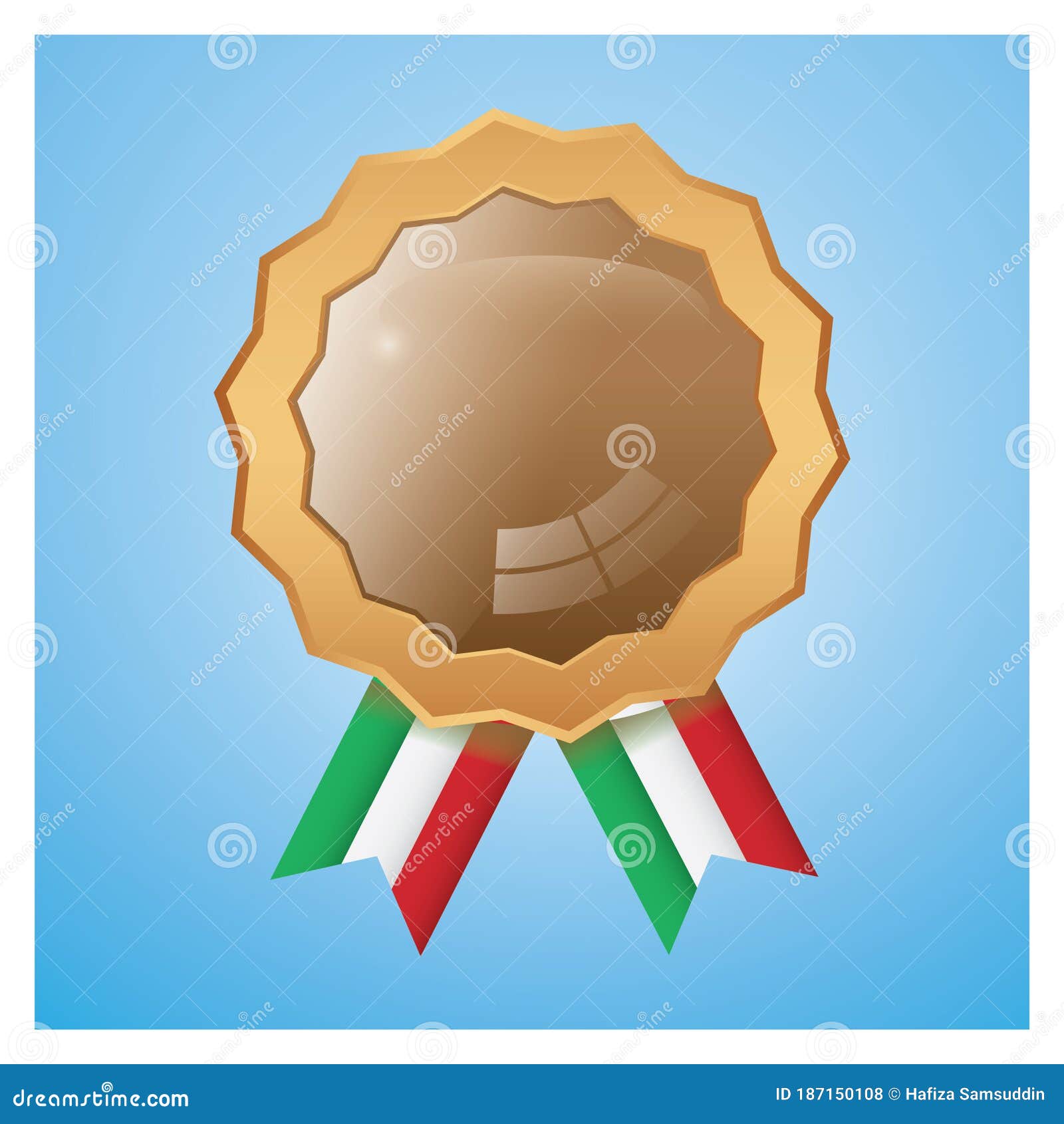Italian Rosette. Vector Illustration Decorative Design Stock Vector