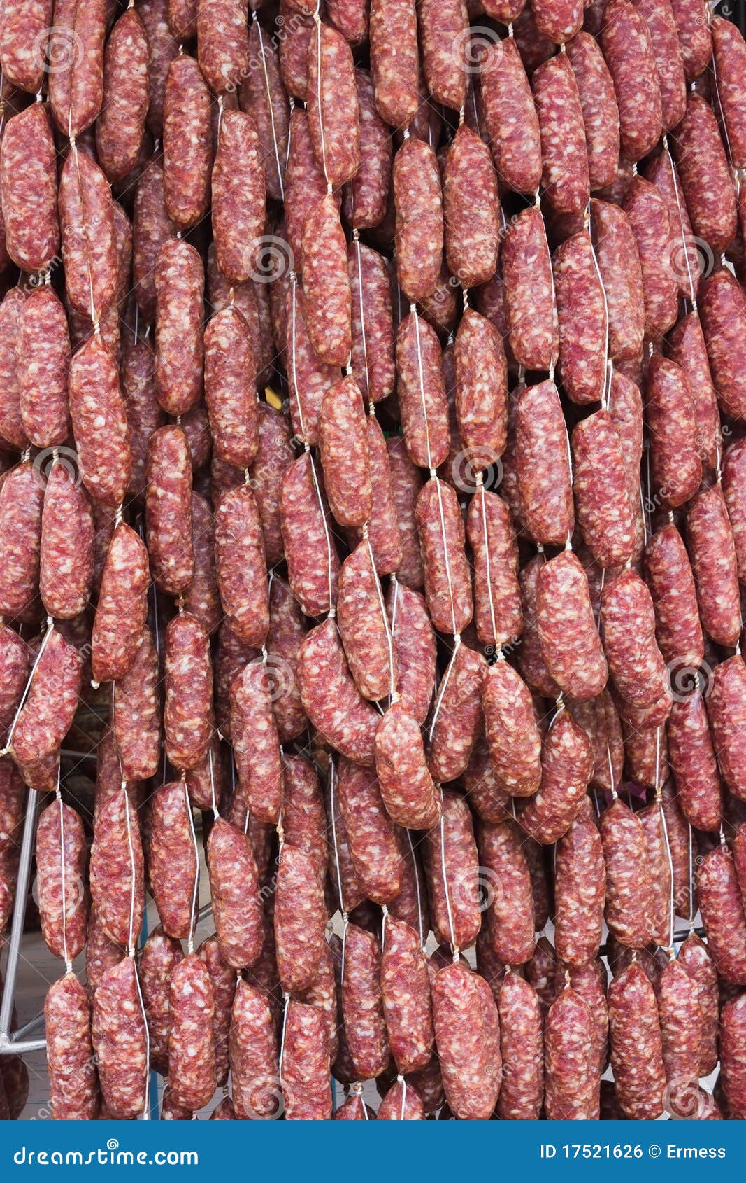Italian sausage stock photo. Image of curing, pepper 17521626