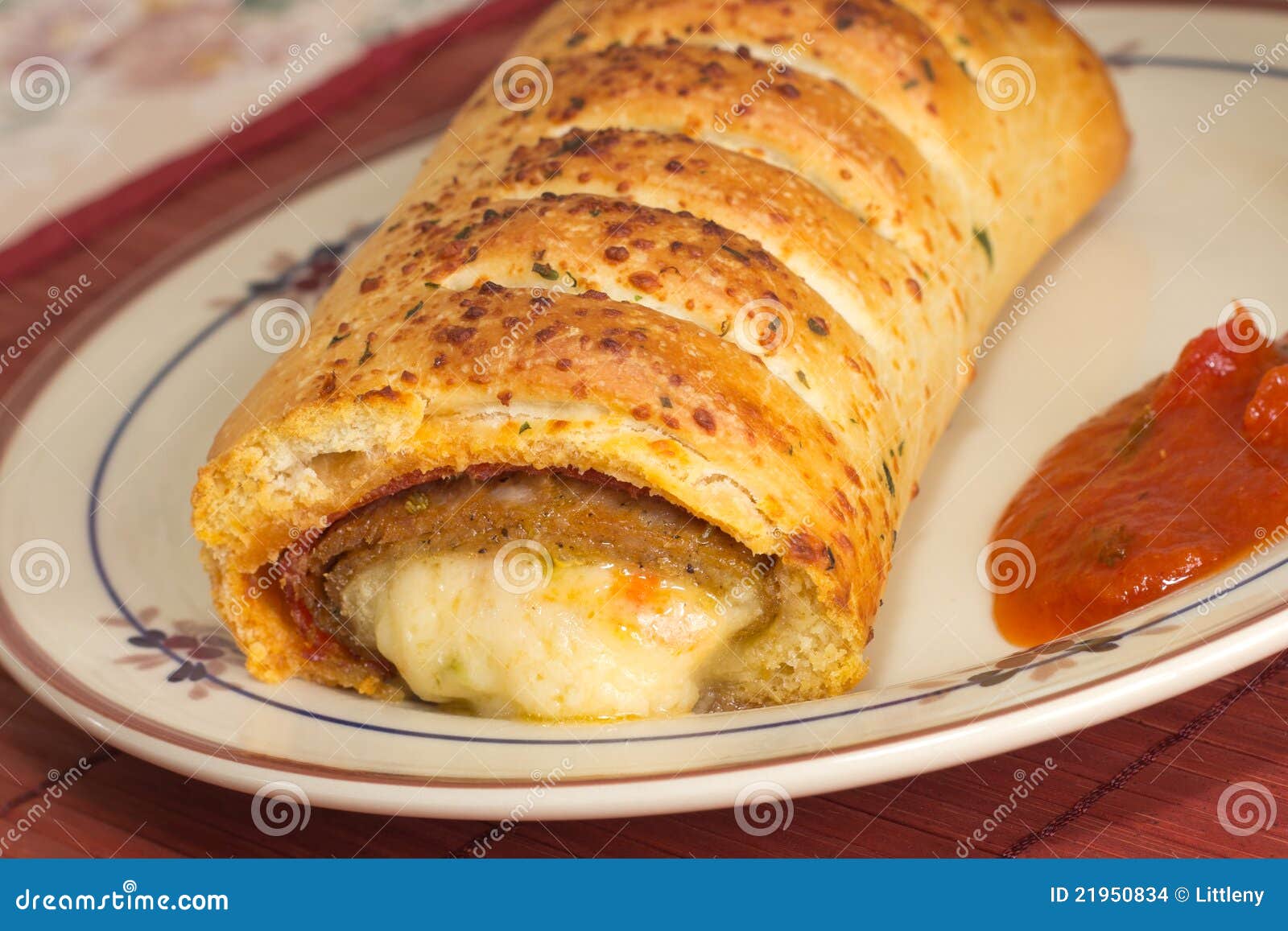 Italian Sausage Roll stock photo. Image of cuisine, style 21950834