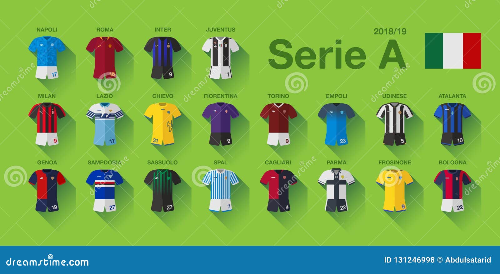 serie a jerseys