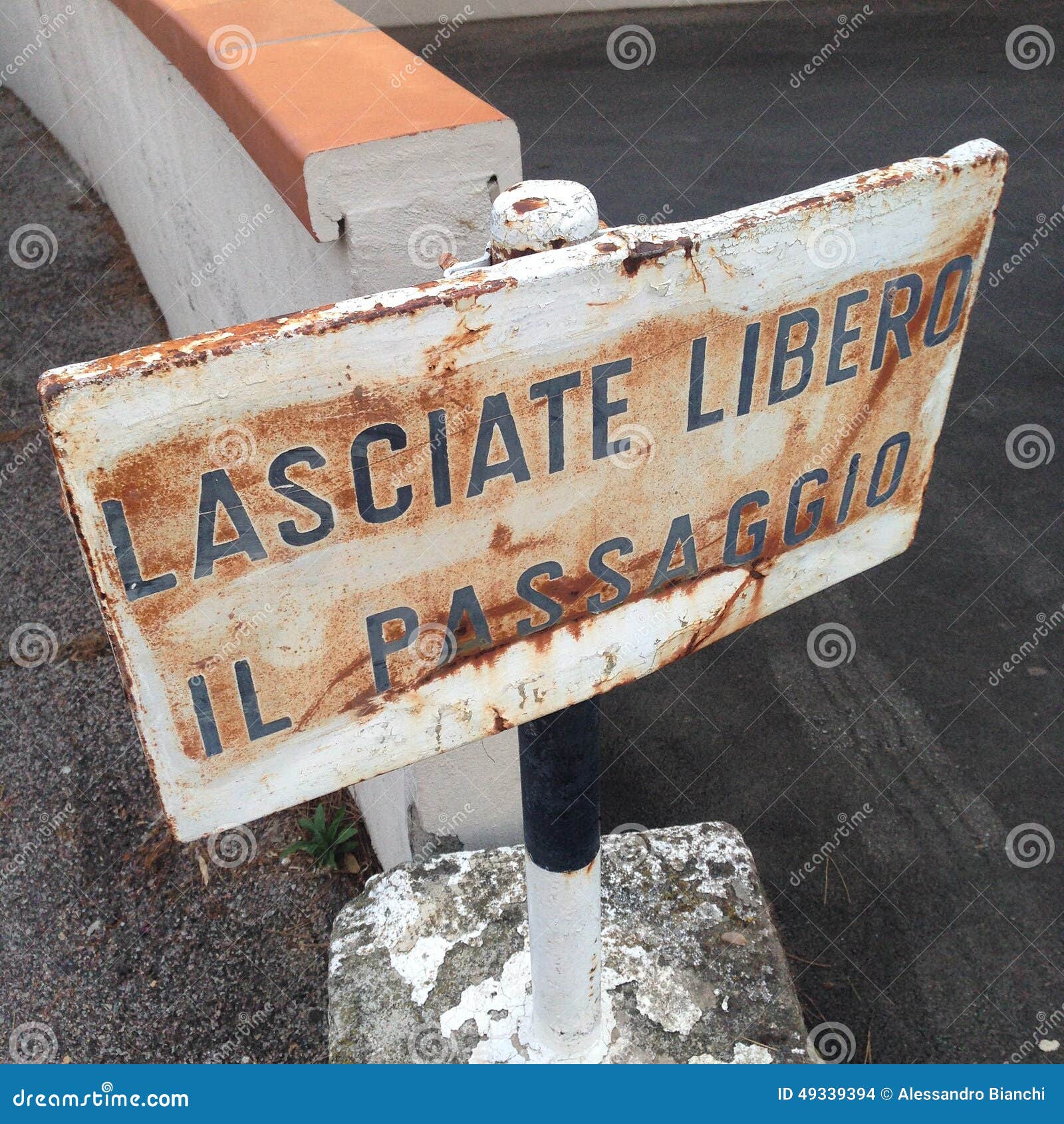 italian sign