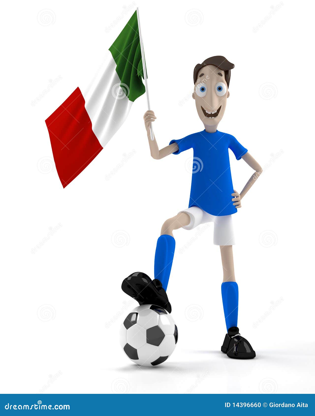 Italian Soccer Player Stock Photo Image 14396660