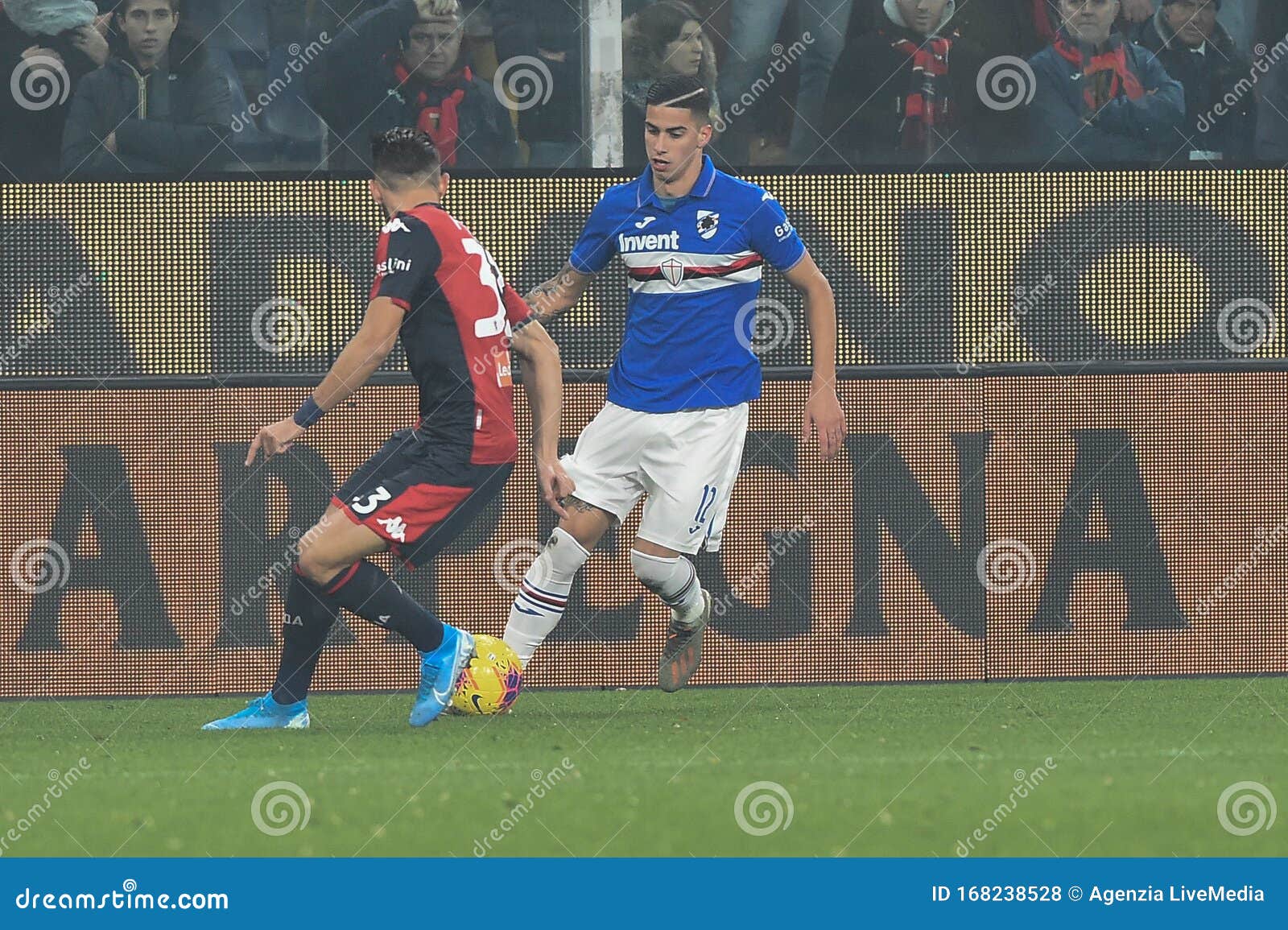 UC Sampdoria vs Genoa FC editorial stock image. Image of fans - 191404714