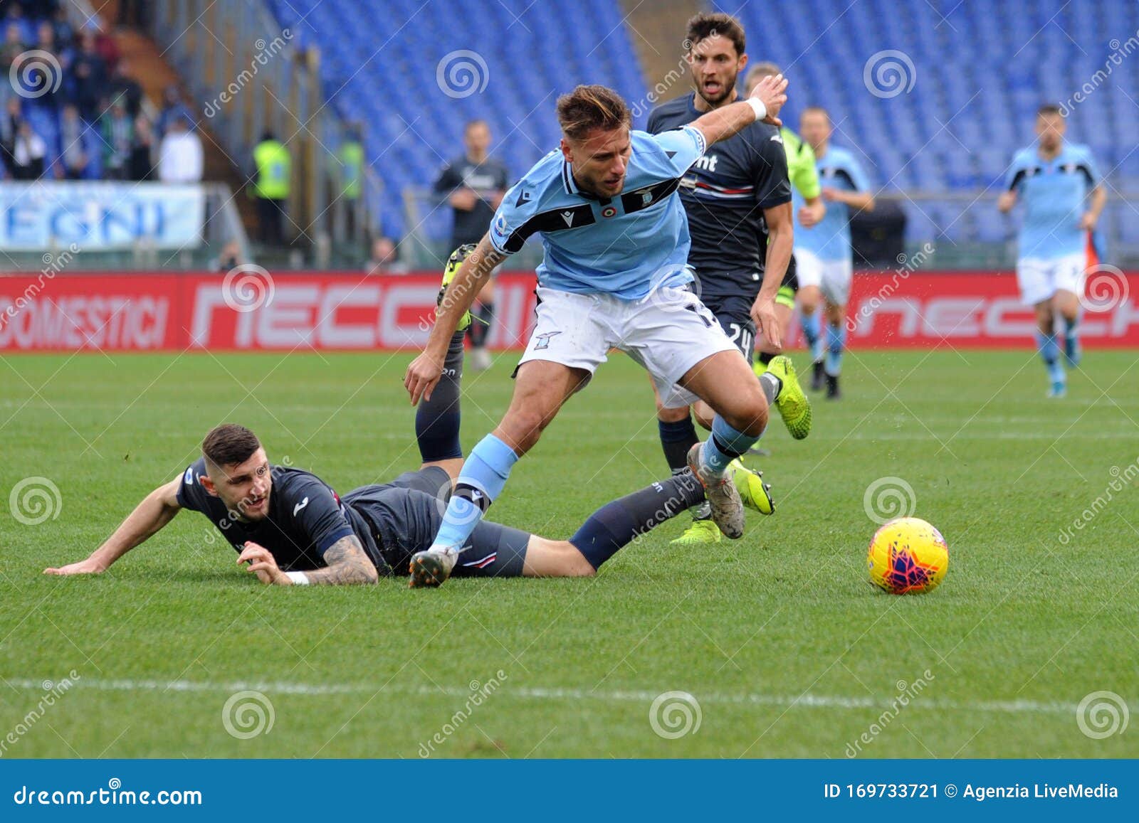 Italian Soccer Serie A Men Championship Lazio Vs Sampdoria Editorial