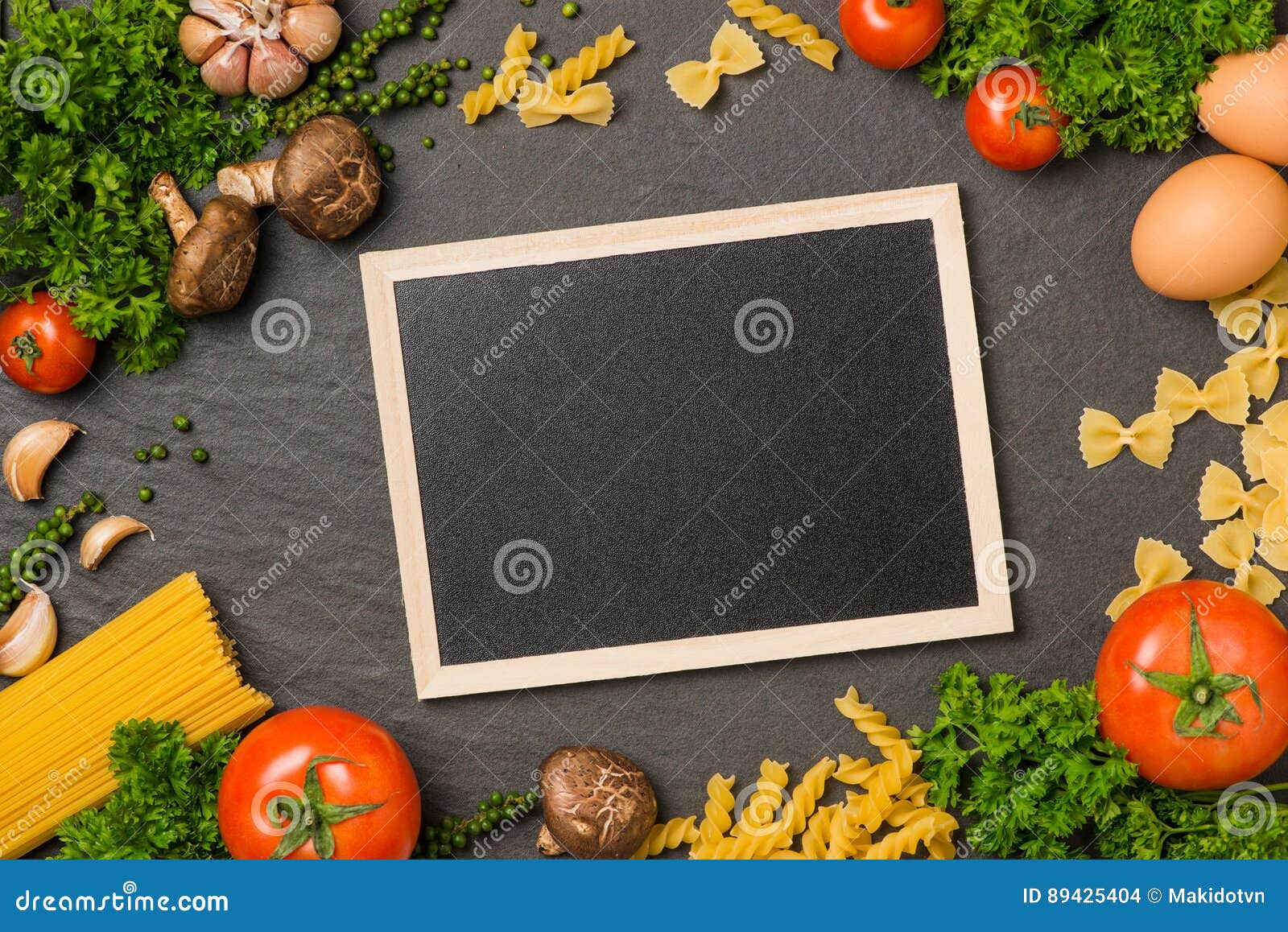 Download Italian Spaghetti Photo Recipe. Stationary Mockup On The ...