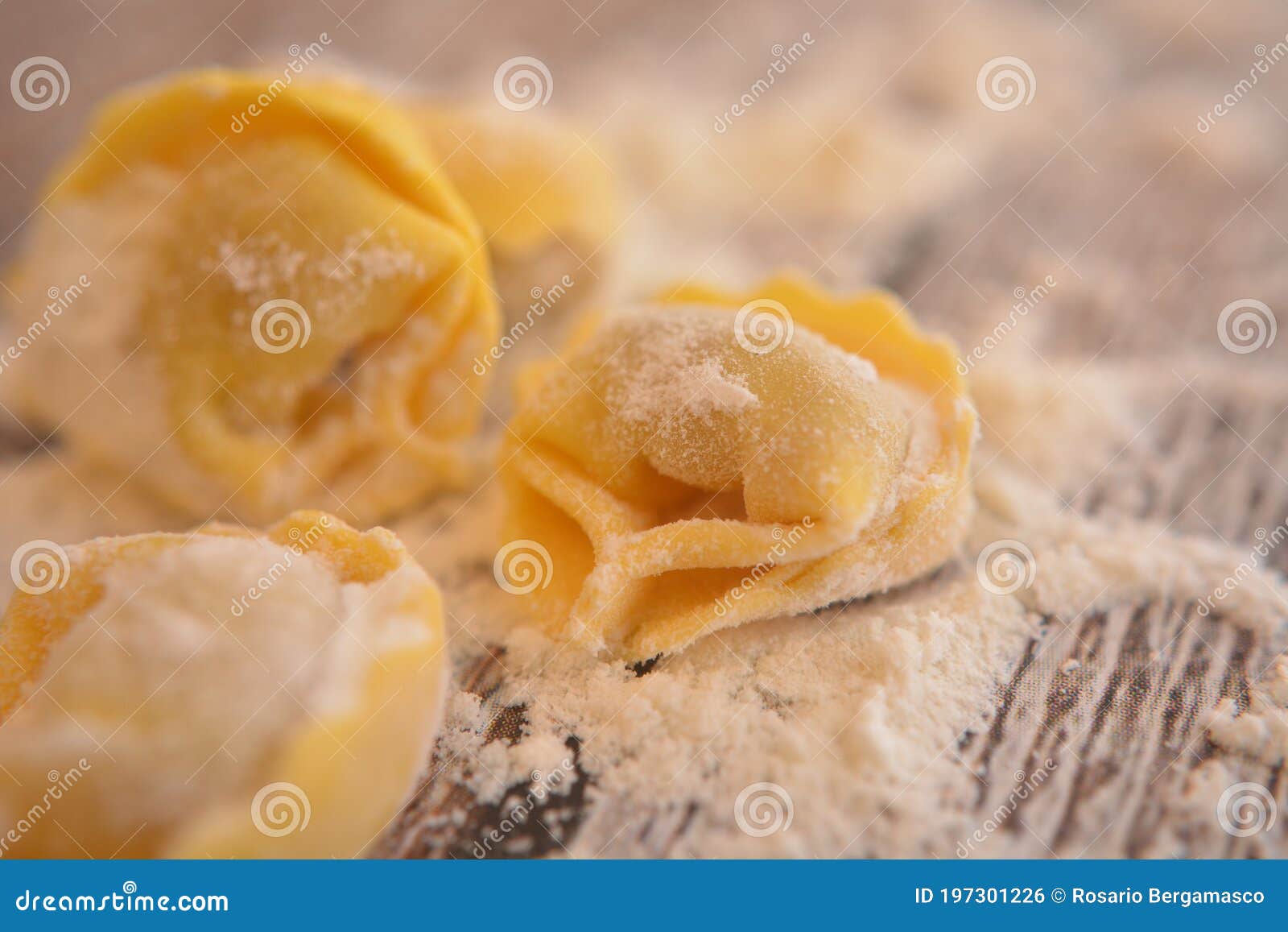 italian tortellini traditional pasta with eggs