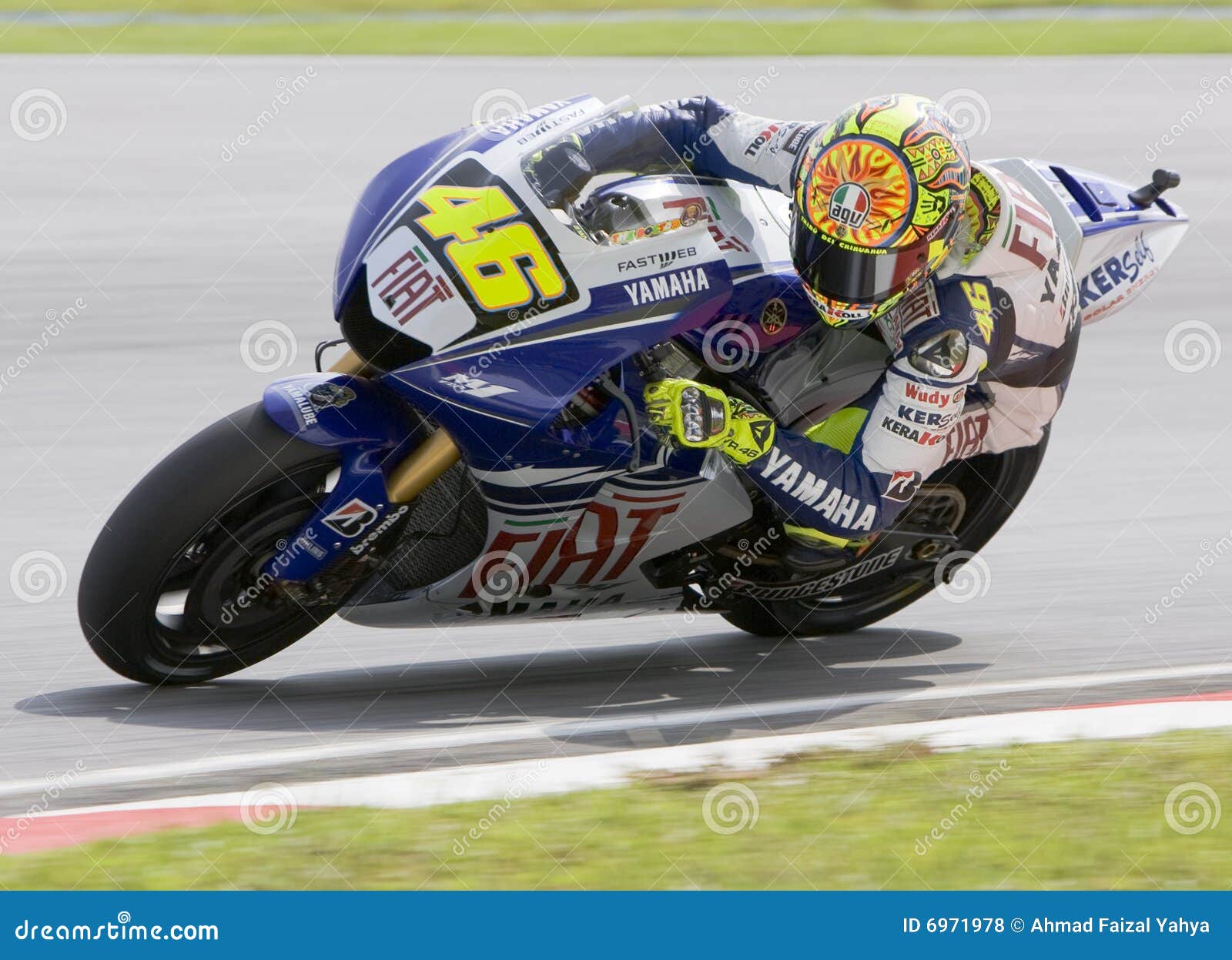 Italian Valentino Rossi of Yamaha Team Editorial Stock Photo - Image of malaysia, grand: 6971978