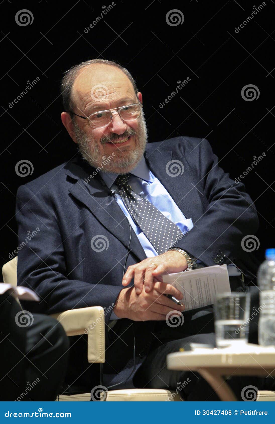 Italian Writer Umberto Eco in Istanbul,Turkey Editorial Stock Photo - Image  of italian, communication: 30427408