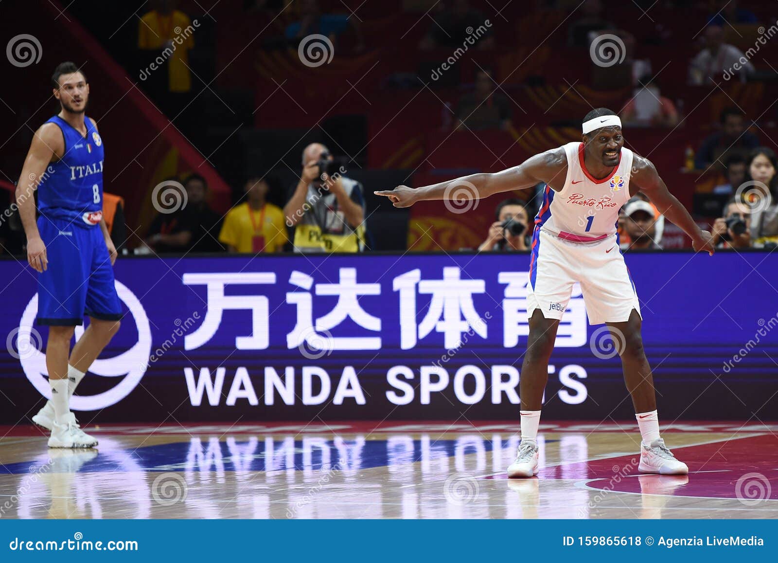 Italien Basketball Nationalmannschaft China Basketball Weltmeisterschaft 2019 - Porto Rico Vs Italien. RAMON CLEMENTE während der China Basketball World Cup 2019 - Porto Rico Vs Italien , Italien Basketball National Team in Wuhan Cina, Italien, 08 September 2019 - LPS/Massimo Matta