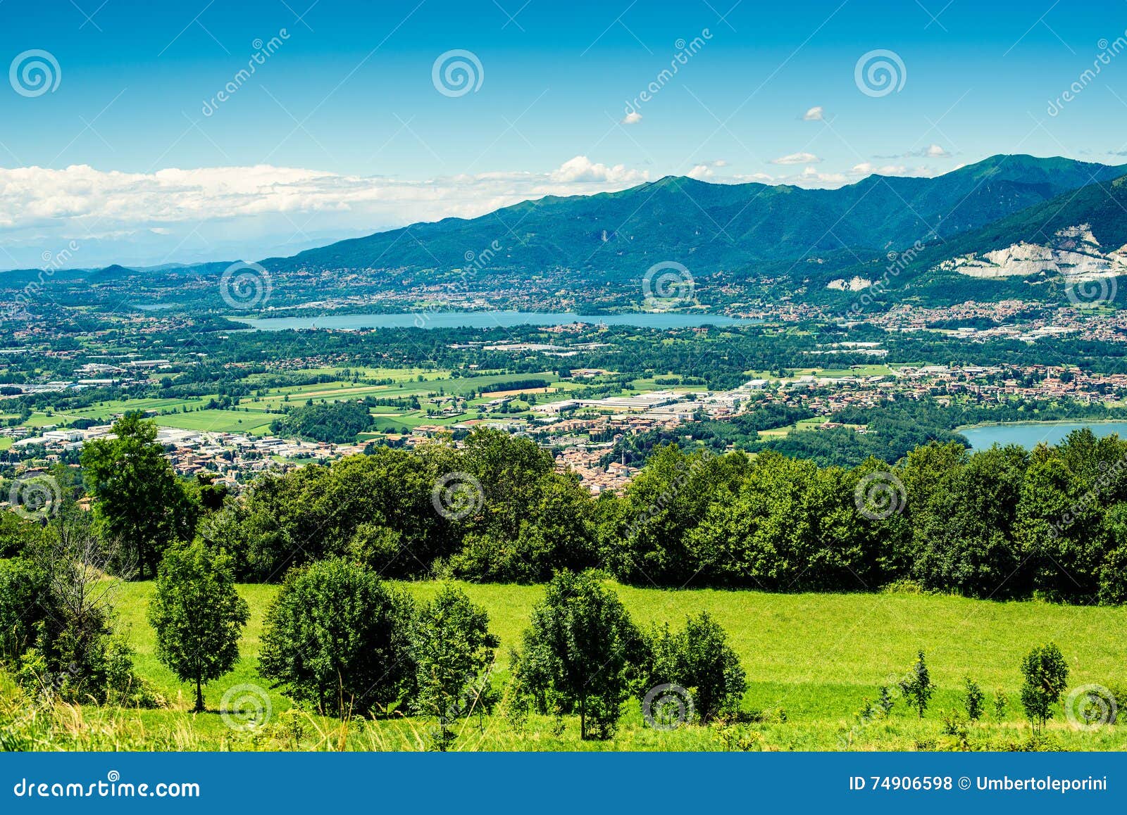Italienische Landschaft Brianza Lombardei Stockfoto Bild Von Brianza Lombardei