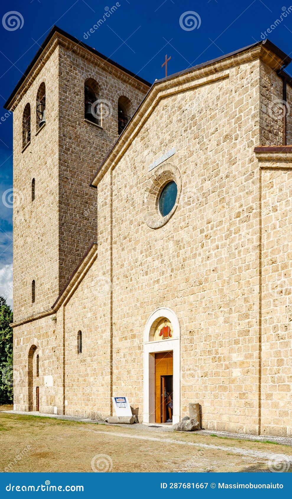 Italy, Abbey San Vincenzo Al Volturno Stock Image - Image of famous ...