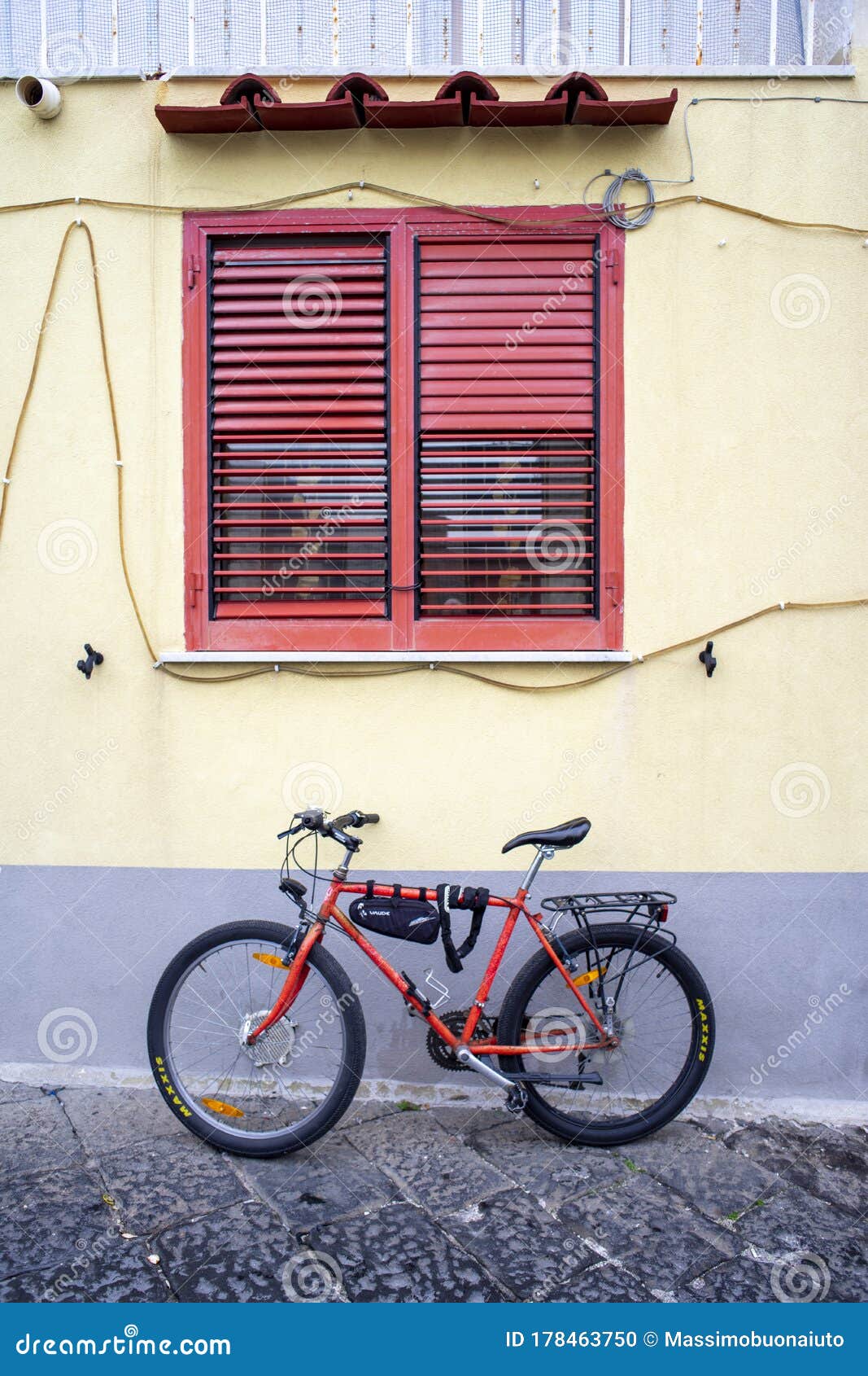 Italy, Campania Procida Bicycle Stock Photo Image of campi, architecture 178463750