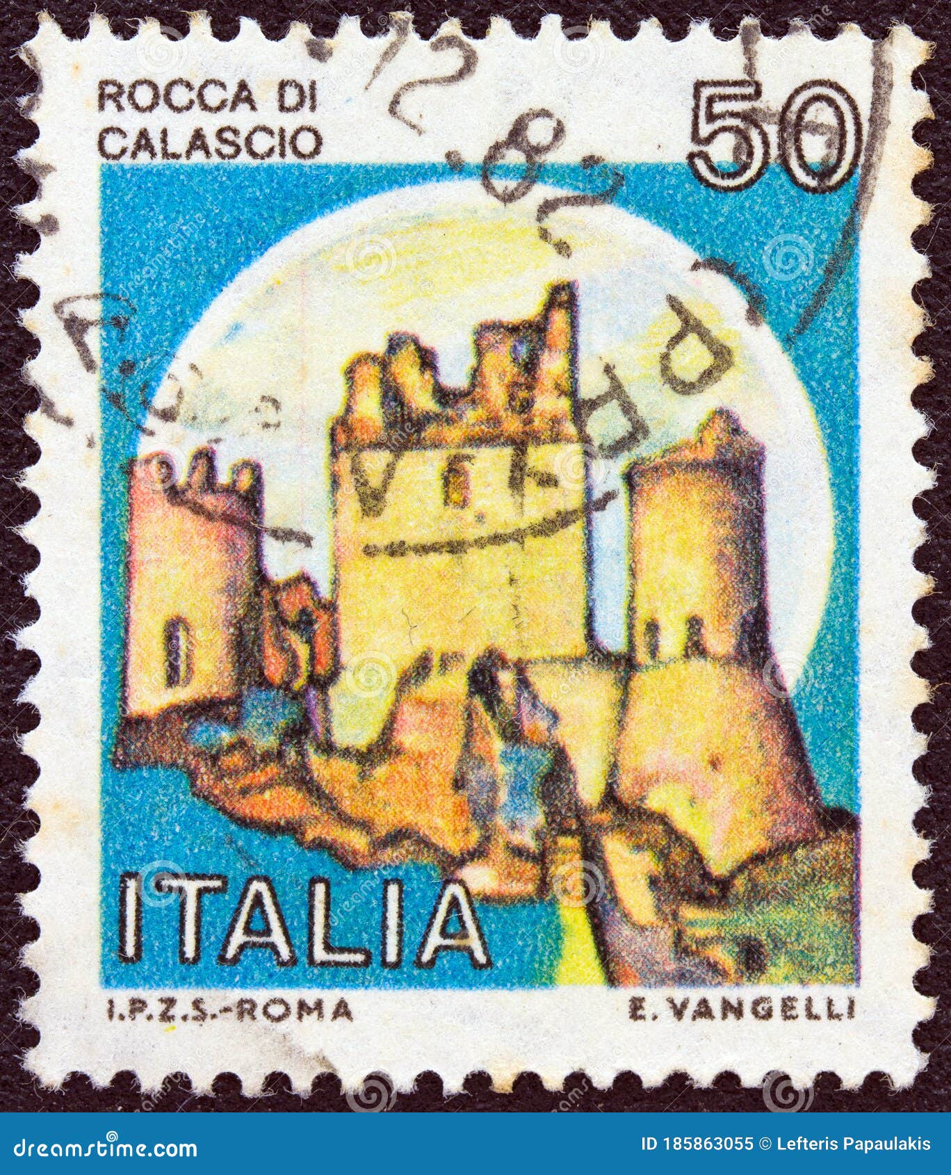 Castelli d'Italia Rocca di Calascio FDC ALA non viaggiata Italia 1980 