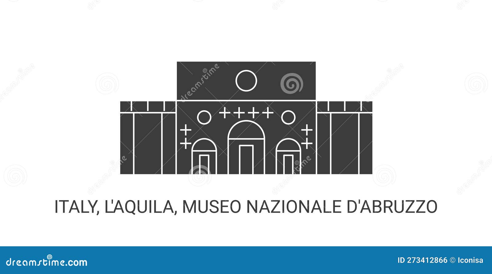 italy, l'aquila, museo nazionale d'abruzzo, travel landmark  