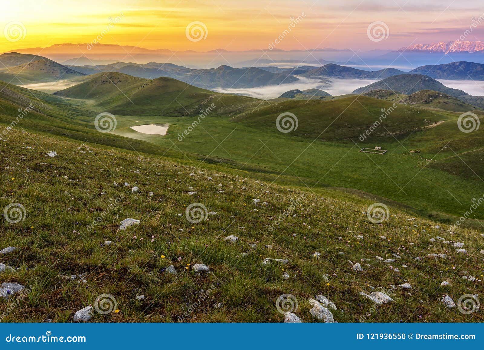 italy mountains landscape of appennini