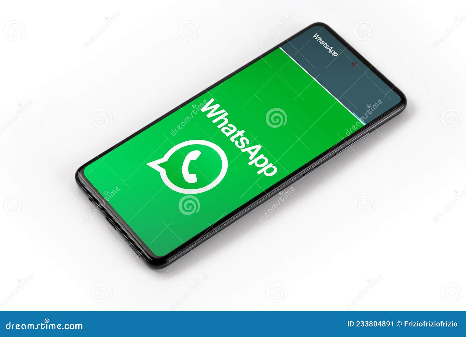 Whatsapp Application on the Screen of a Smartphone Editorial Photo