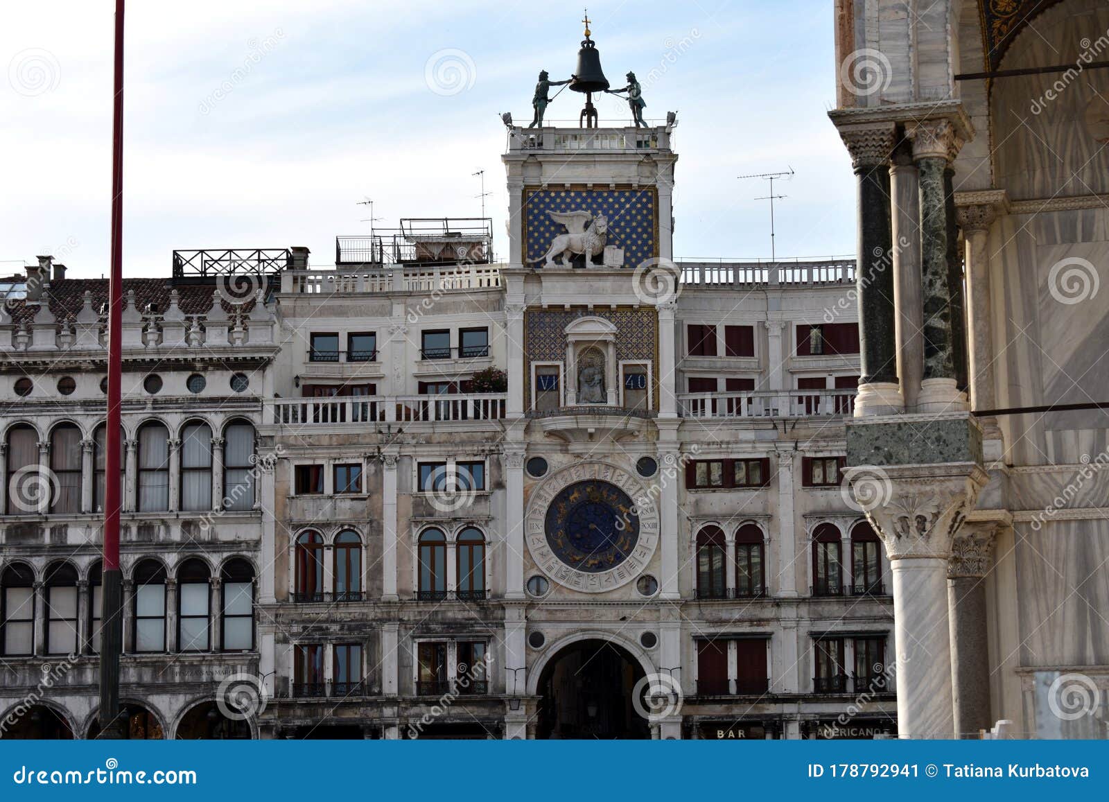 Italy Venice Piazza San Marco St Mark`s Square Is The