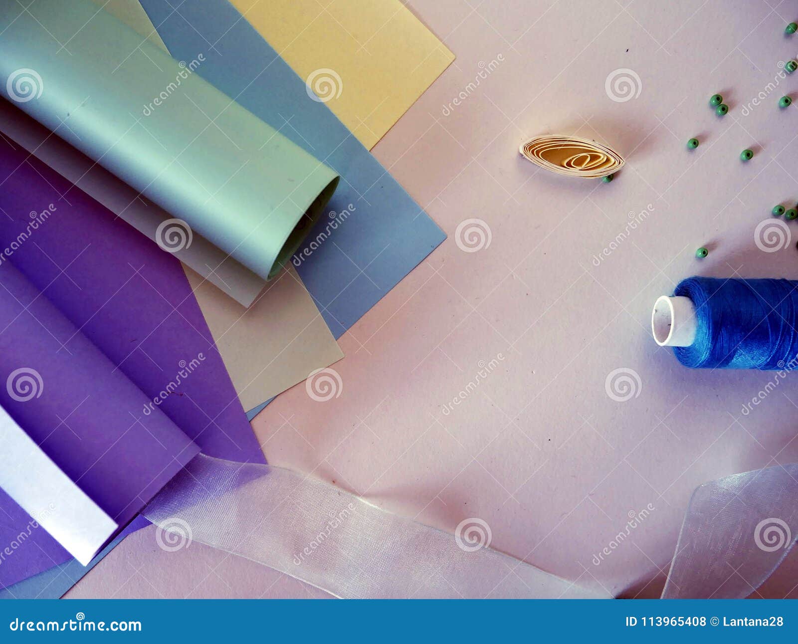 Color Paper For Handmade Work Stock Photo Image Of Decorative