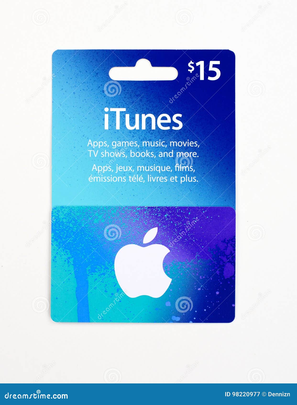 ITunes Gift Card on a White Background. Editorial Photography - Image of  cards, macro: 98220977