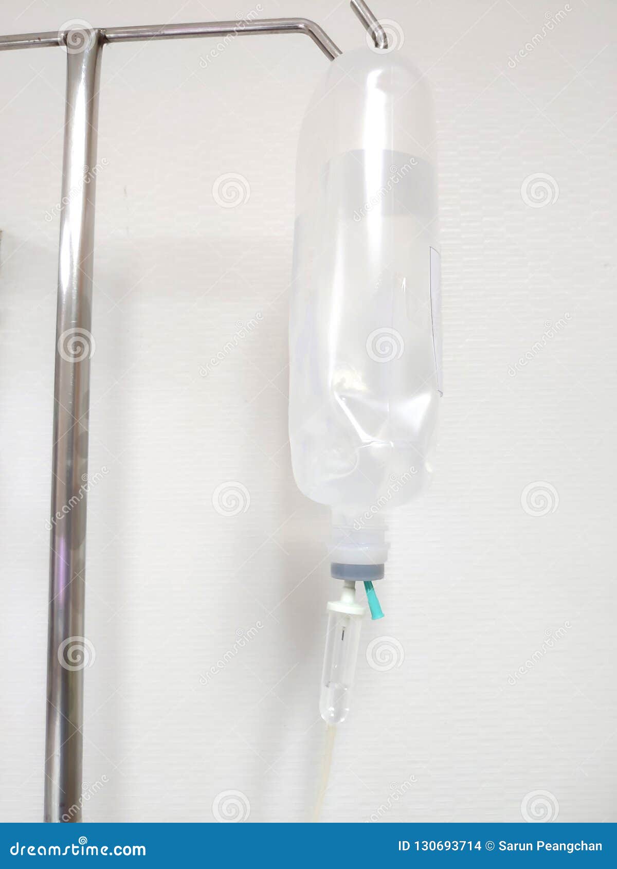 IV Bag Hanging on a Metal Pole in the Hospital Room Stock Image - Image of  hanging, drop: 115732469
