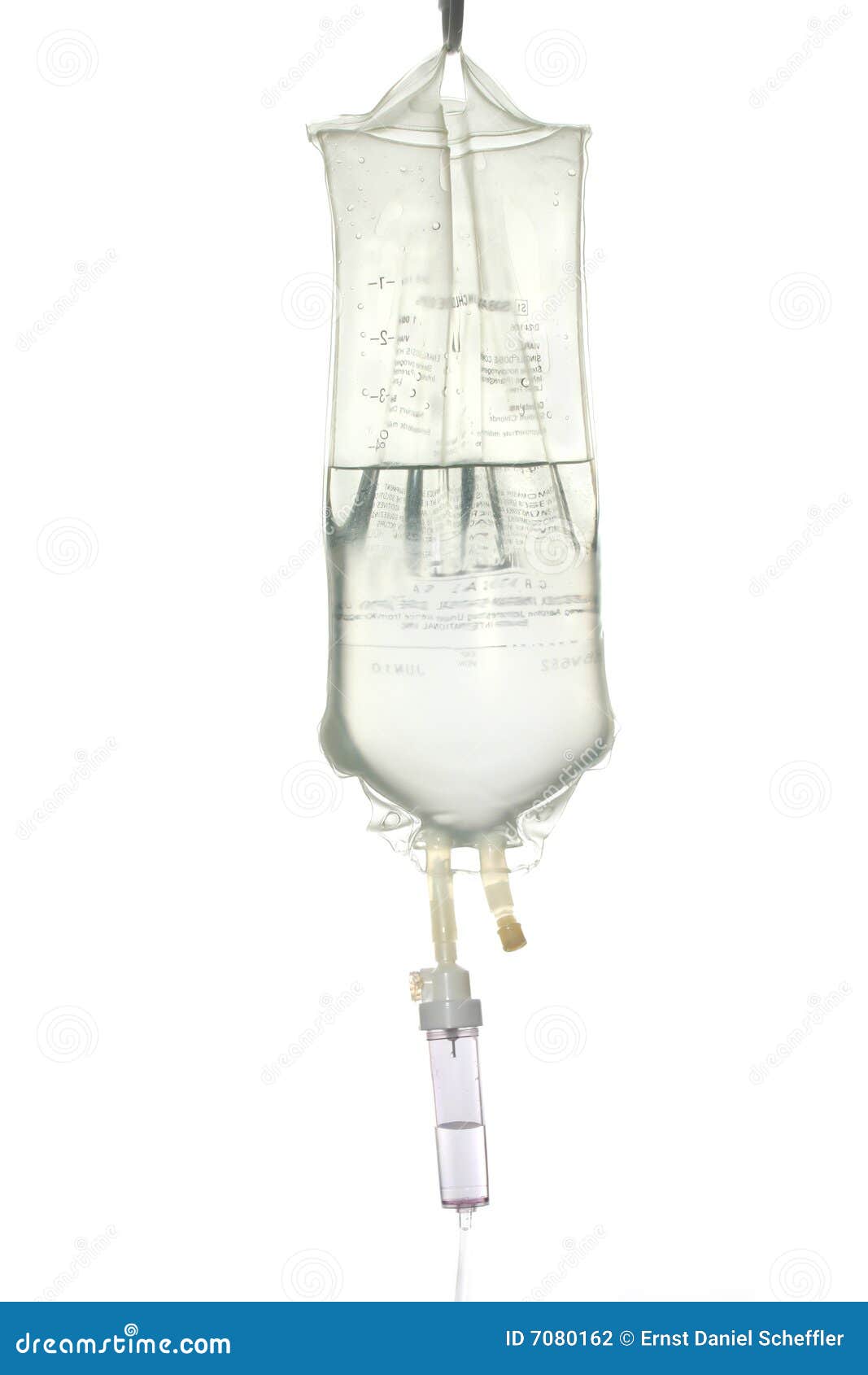 Intravenous (IV) Drip Bag - Stock Image - C022/1509 - Science Photo Library