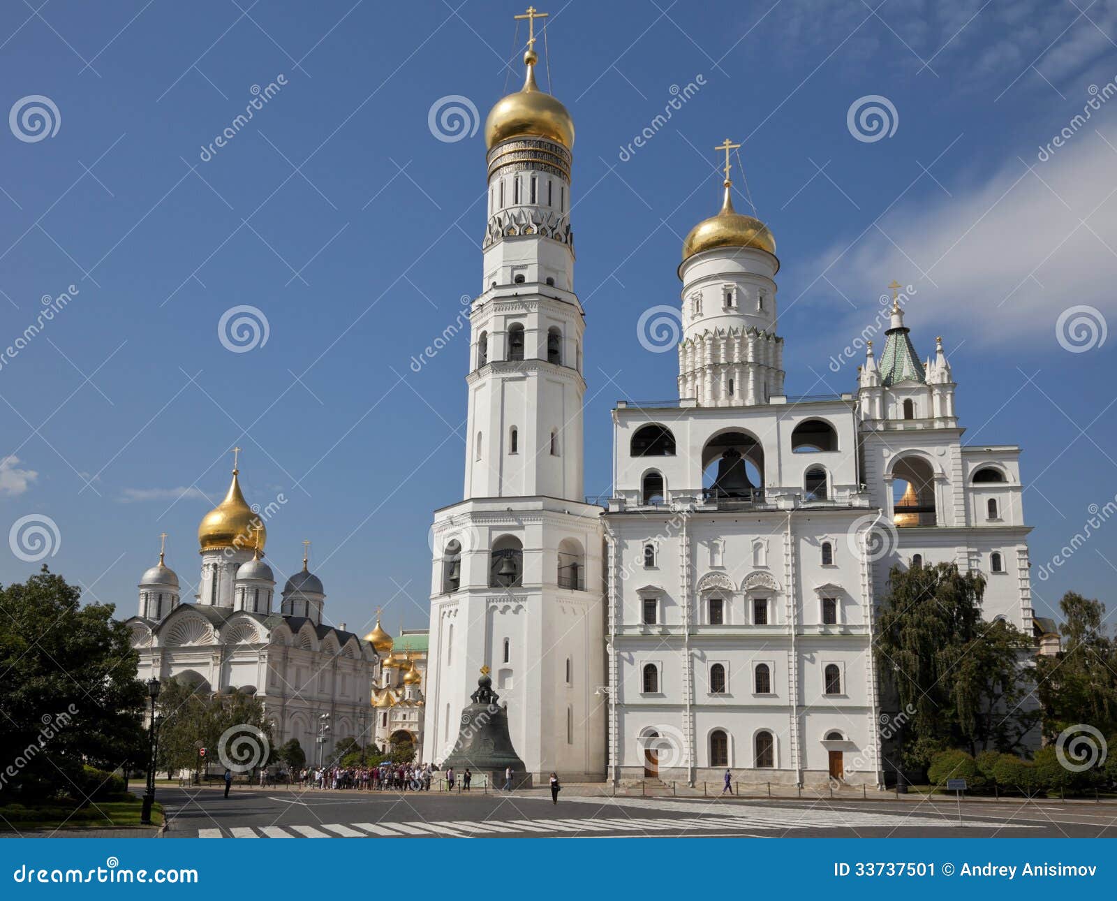 ivan the great bell tower, moscow kremlin, russia.