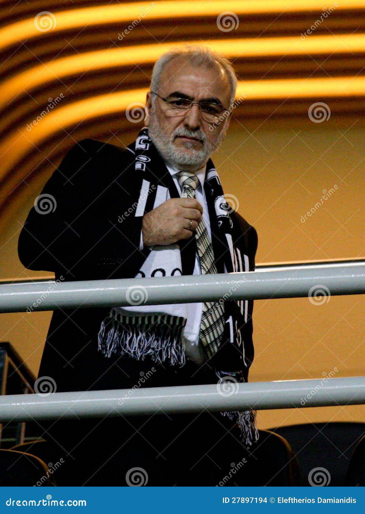 Ivan Ignatyevich Savvidis, FC PAOK Obraz Stock Editorial - Obraz