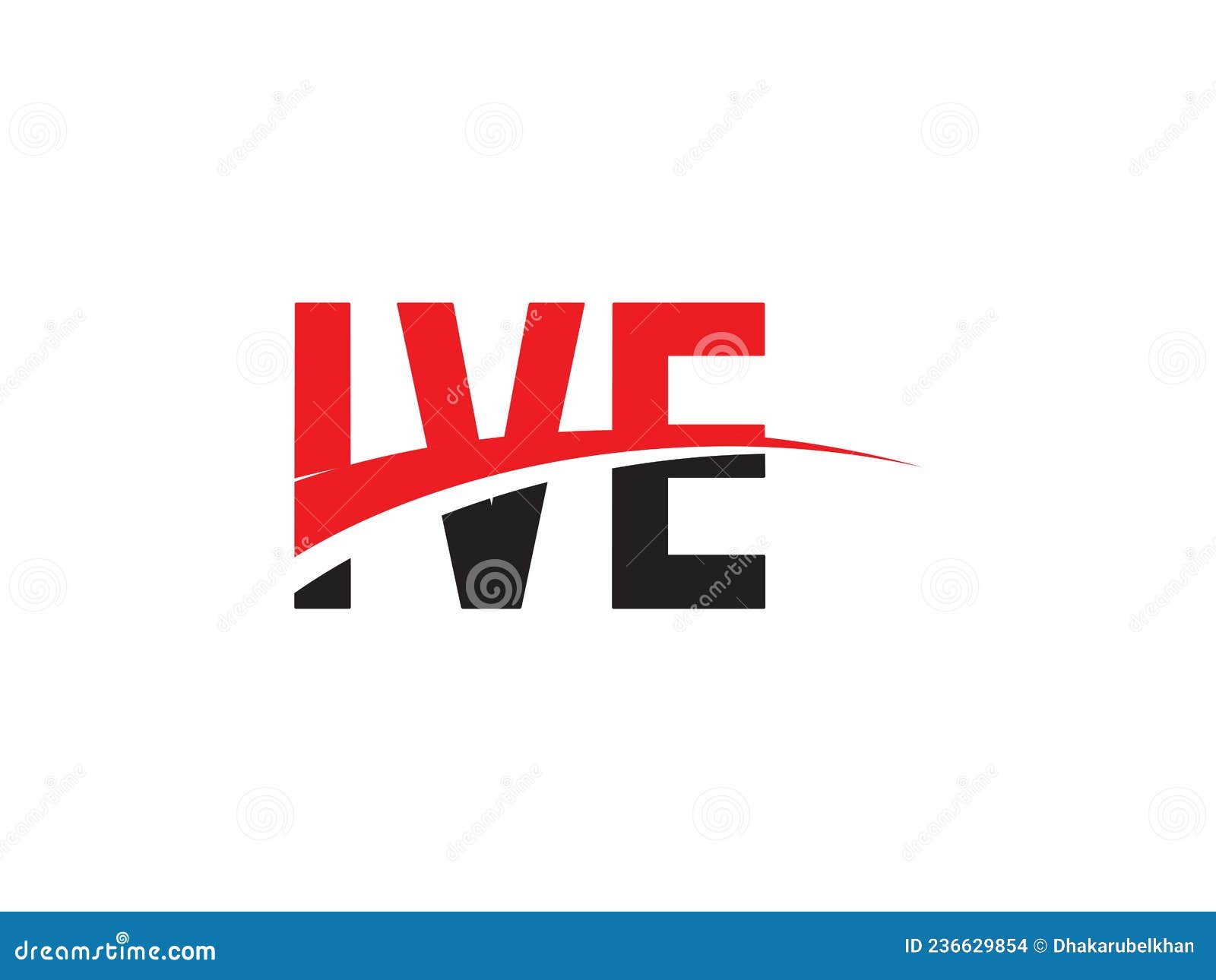 IVE Letter Initial Logo Design Vector Illustration Stock Vector ...