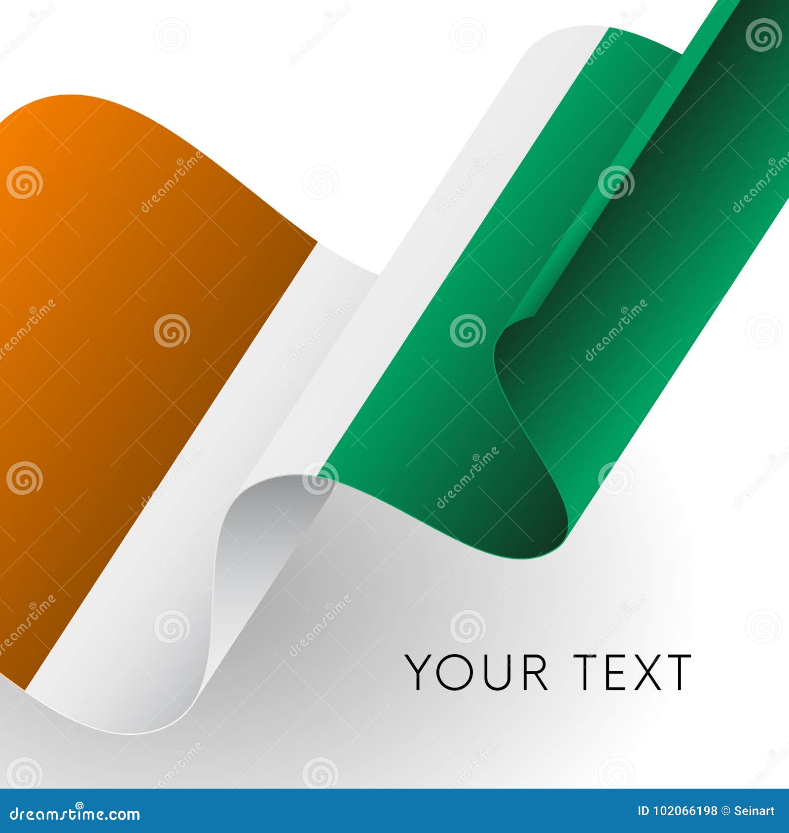 Download Ivory Coast Flag. Patriotic Design. Vector Illustration ...